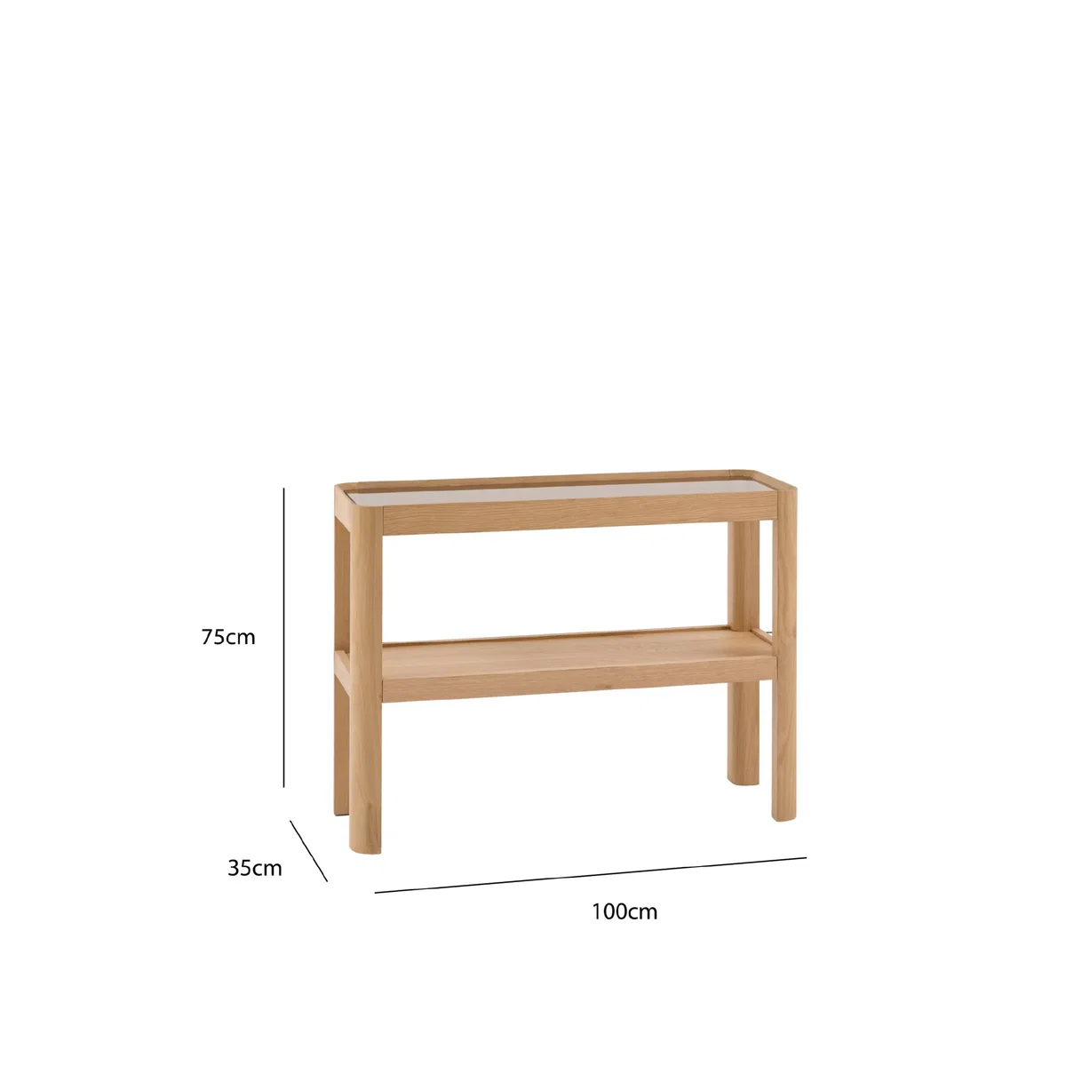 Gallery Direct Ember Console Table Natural – image 12