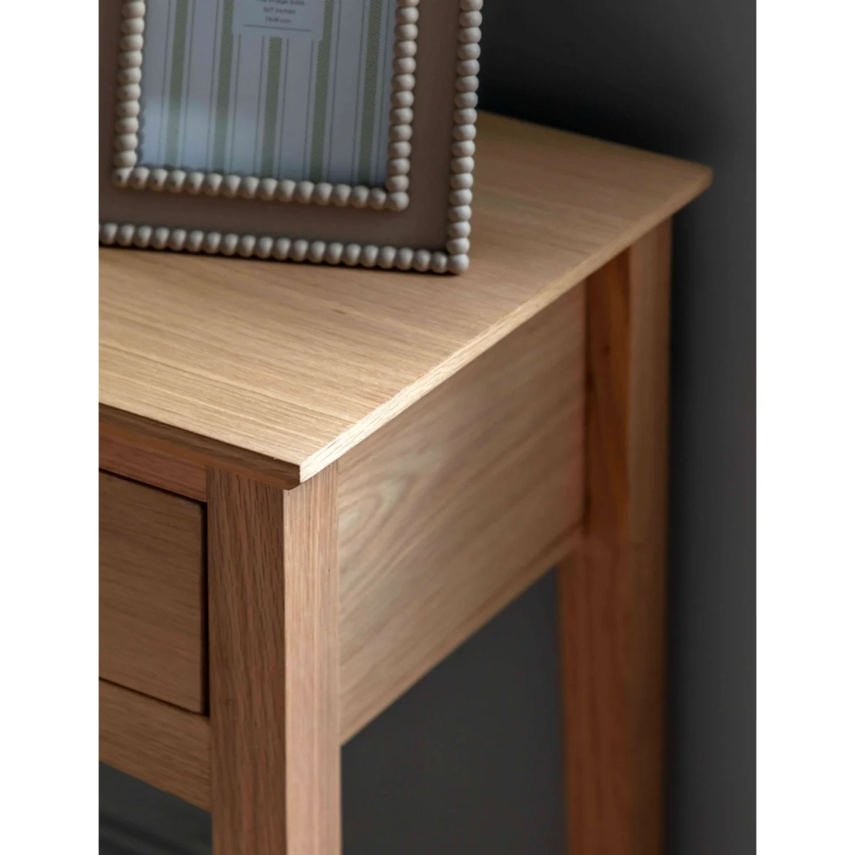 Gallery Direct Rye 1 Drawer Console Table Natural – image 3