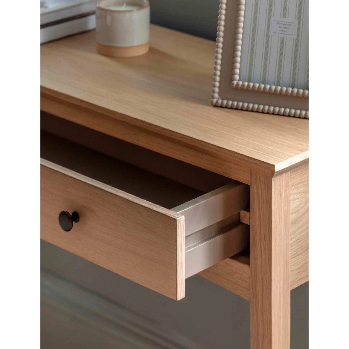 Gallery Direct Rye 1 Drawer Console Table Natural – image 4
