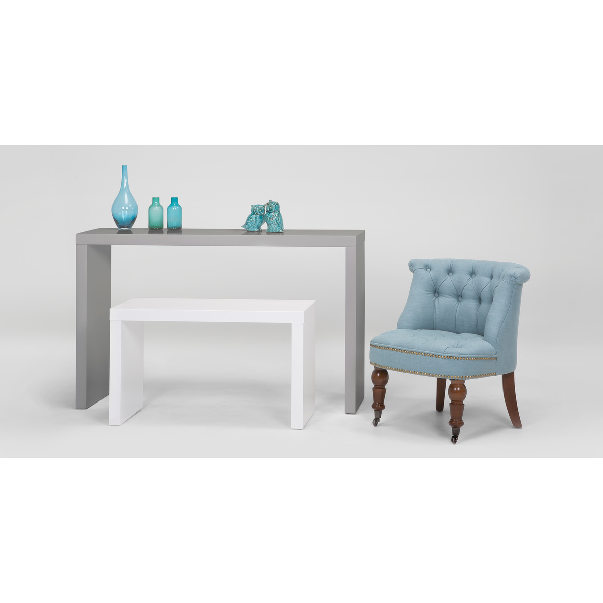 Bramante Large Console Table, Grey – image 2