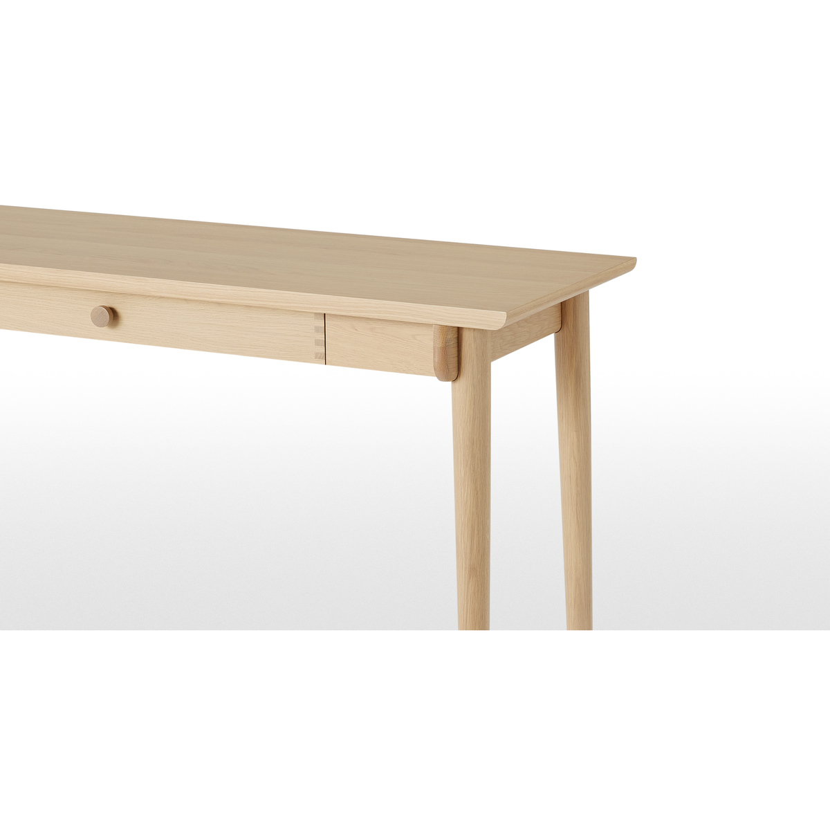 Gideon Console Desk, Oak – image 5