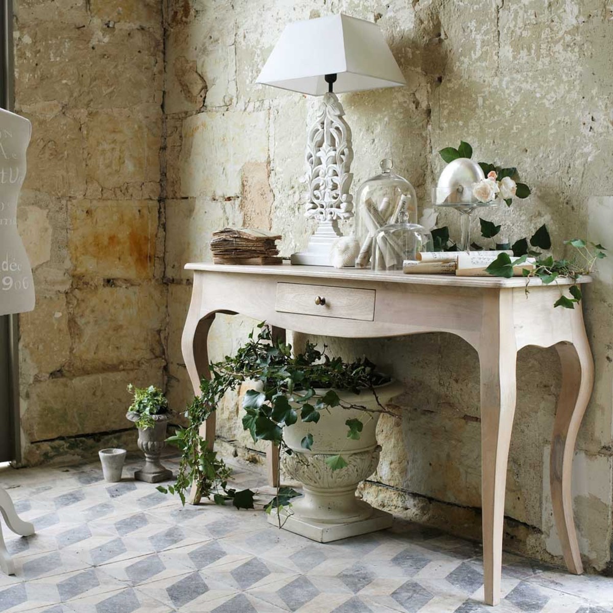 Mango and acacia console table Colette – image 2
