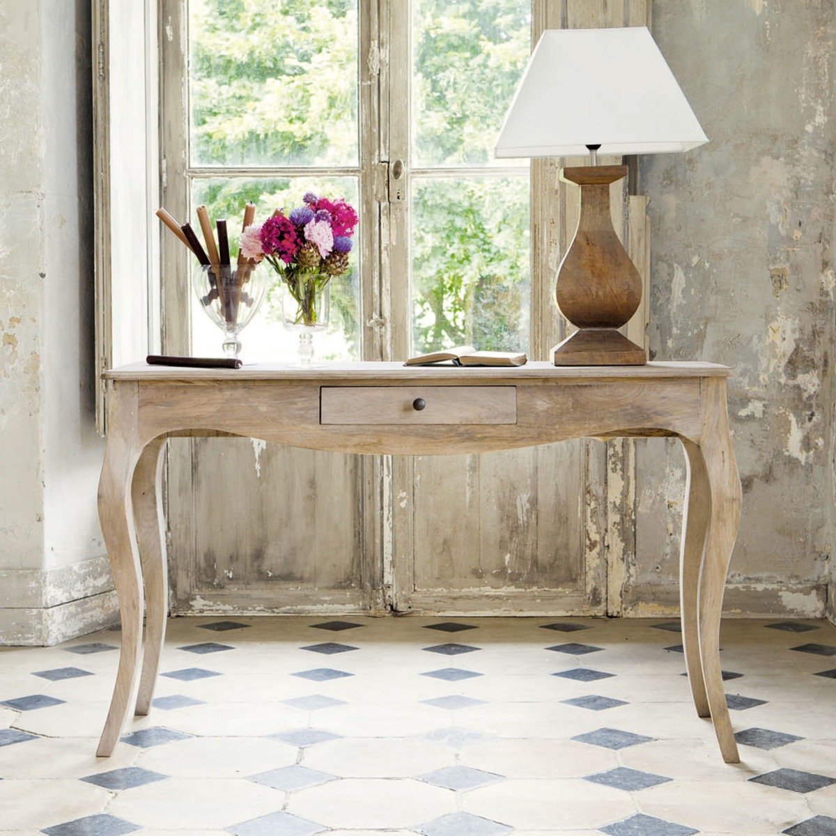 Mango and acacia console table Colette – image 3