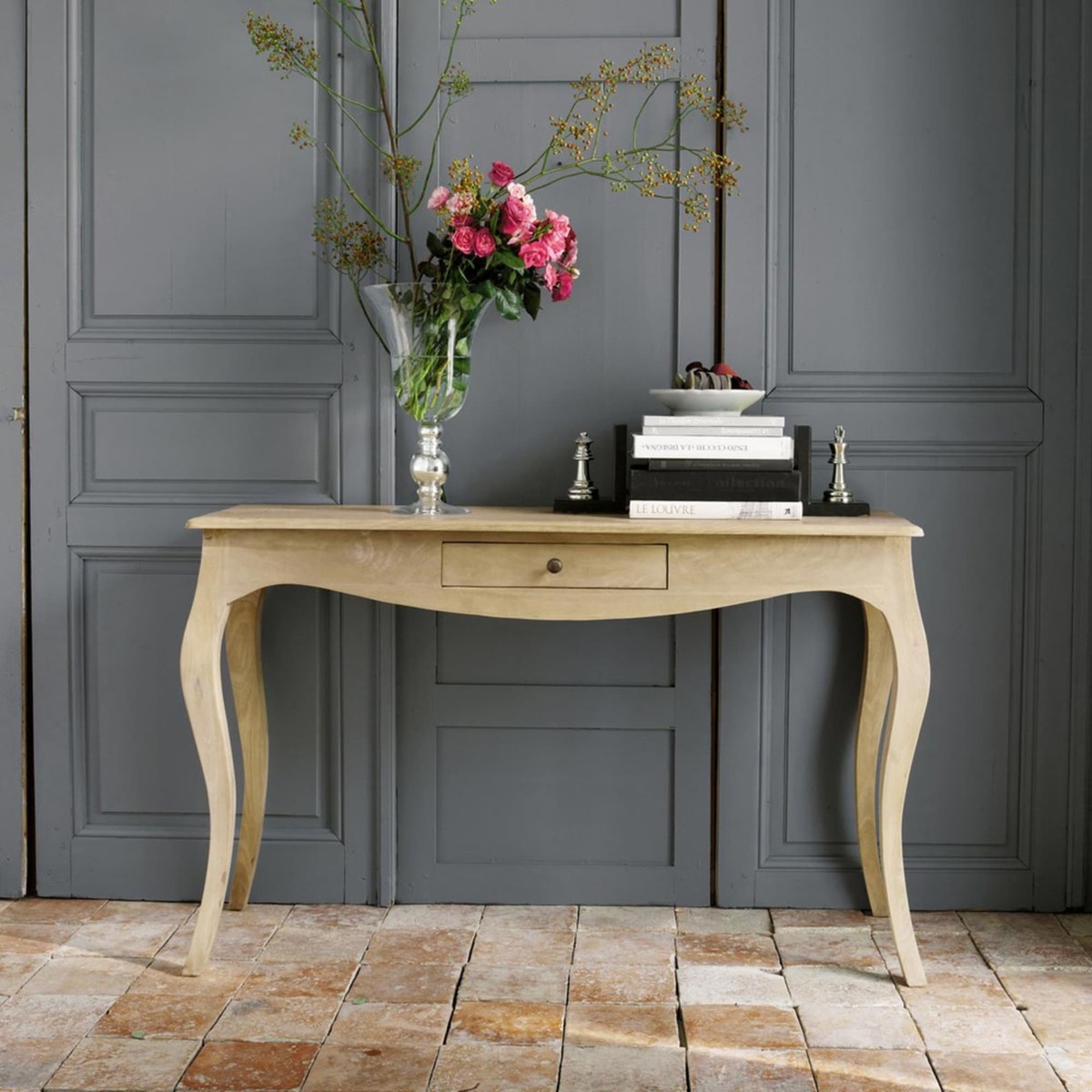 Mango and acacia console table Colette – image 4