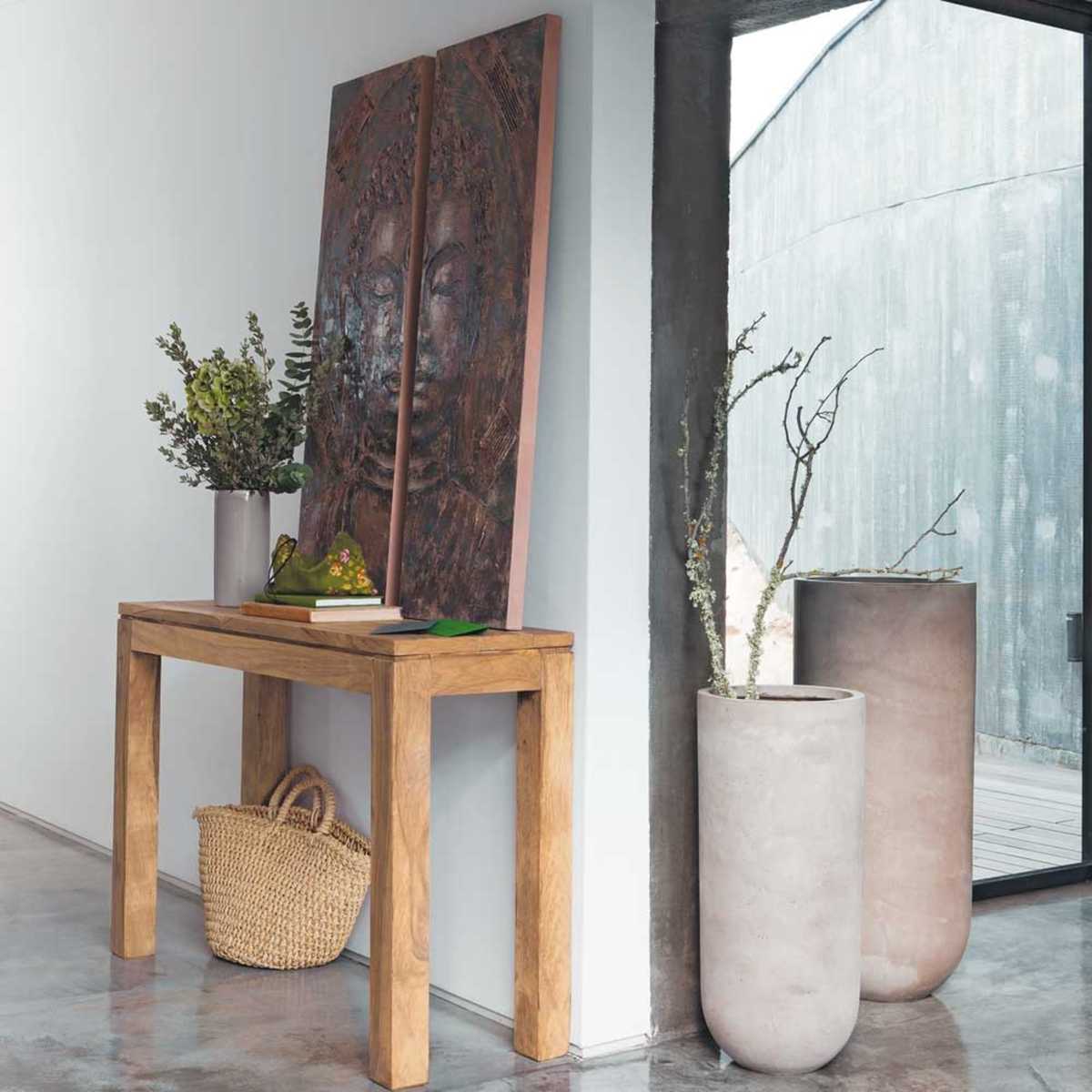 Solid Sheesham Wood Console Table W 120cm Stockholm – image 5