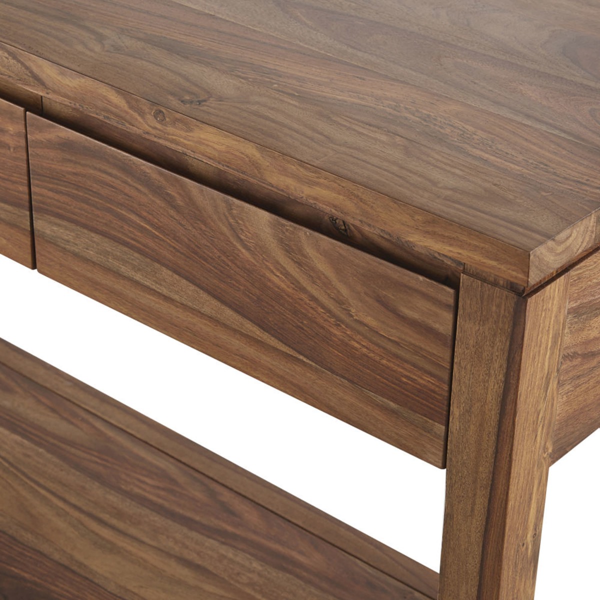 3-Drawer Solid Sheesham Console Table Stockholm – image 3