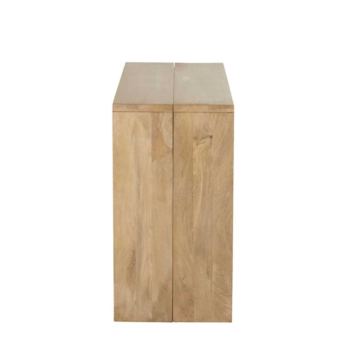 Mango Wood Extendable 6-Seater Console Table W40/160 Alagaos – image 2