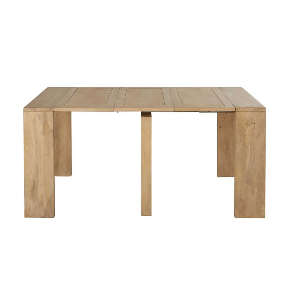 Mango Wood Extendable 6-Seater Console Table W40/160 Alagaos – image 3