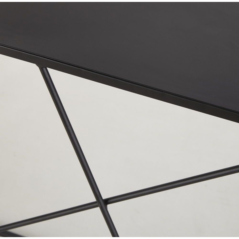 Black Metal Console Table – image 3