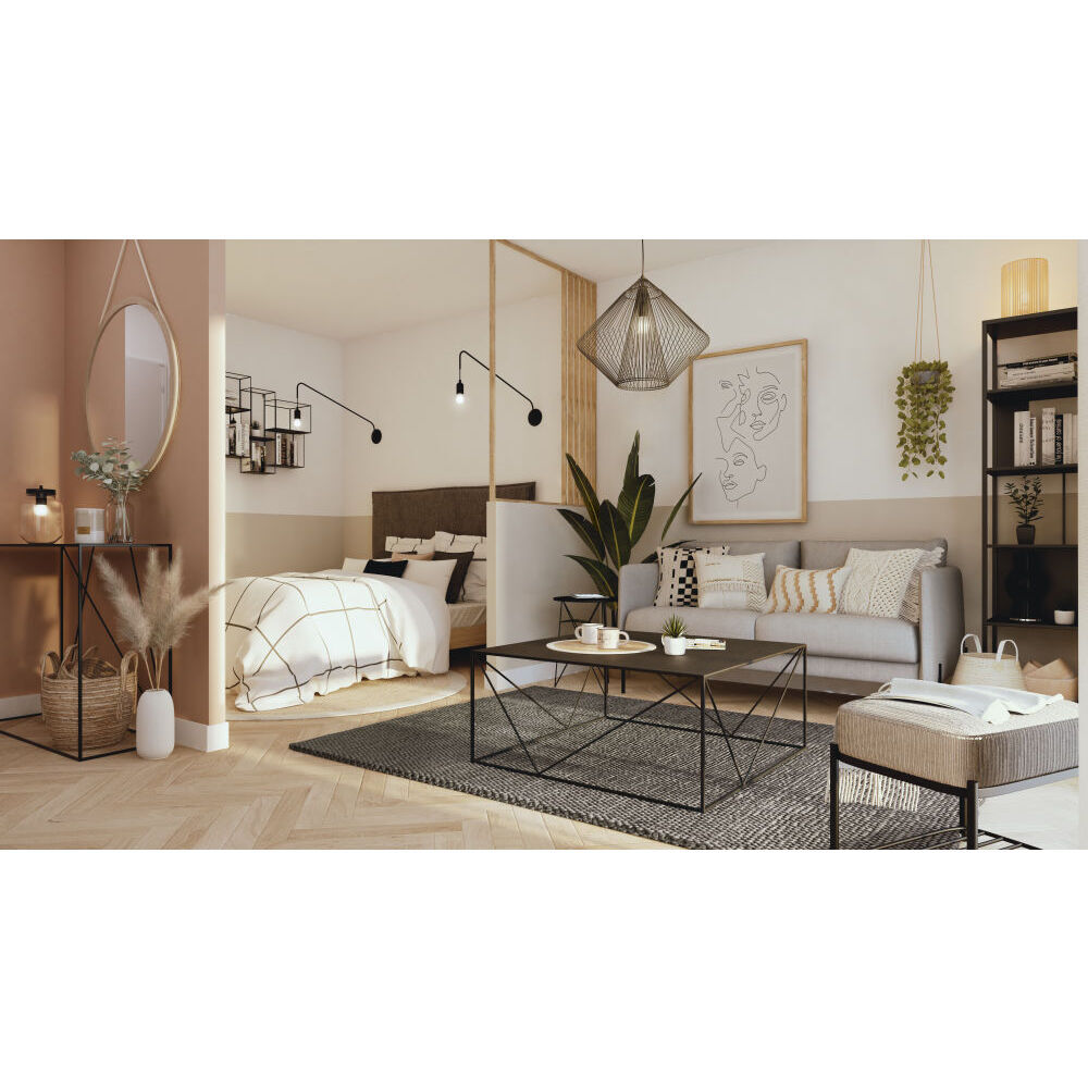 Black Metal Console Table – image 5