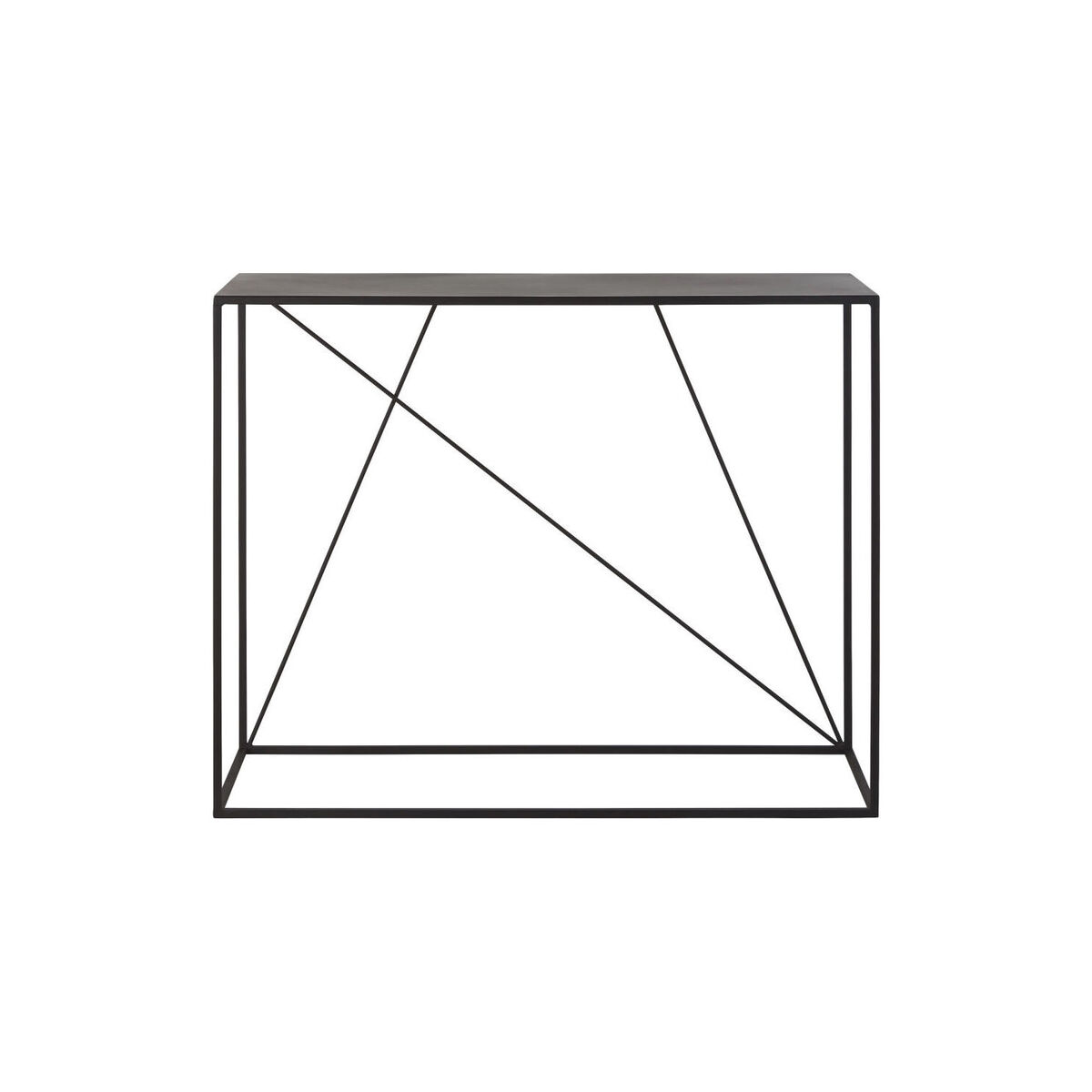 Black Metal Console Table – image 2