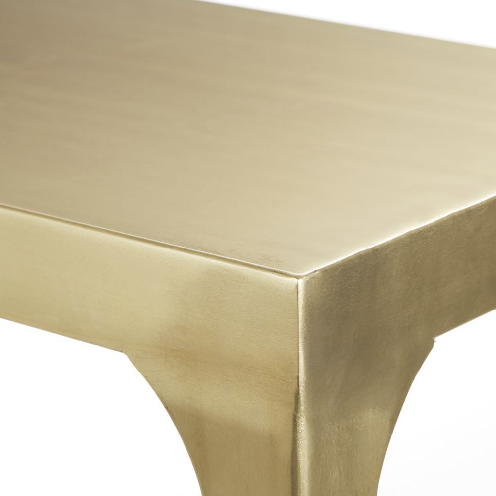 Bronze-Coloured Metal Console Table – image 3