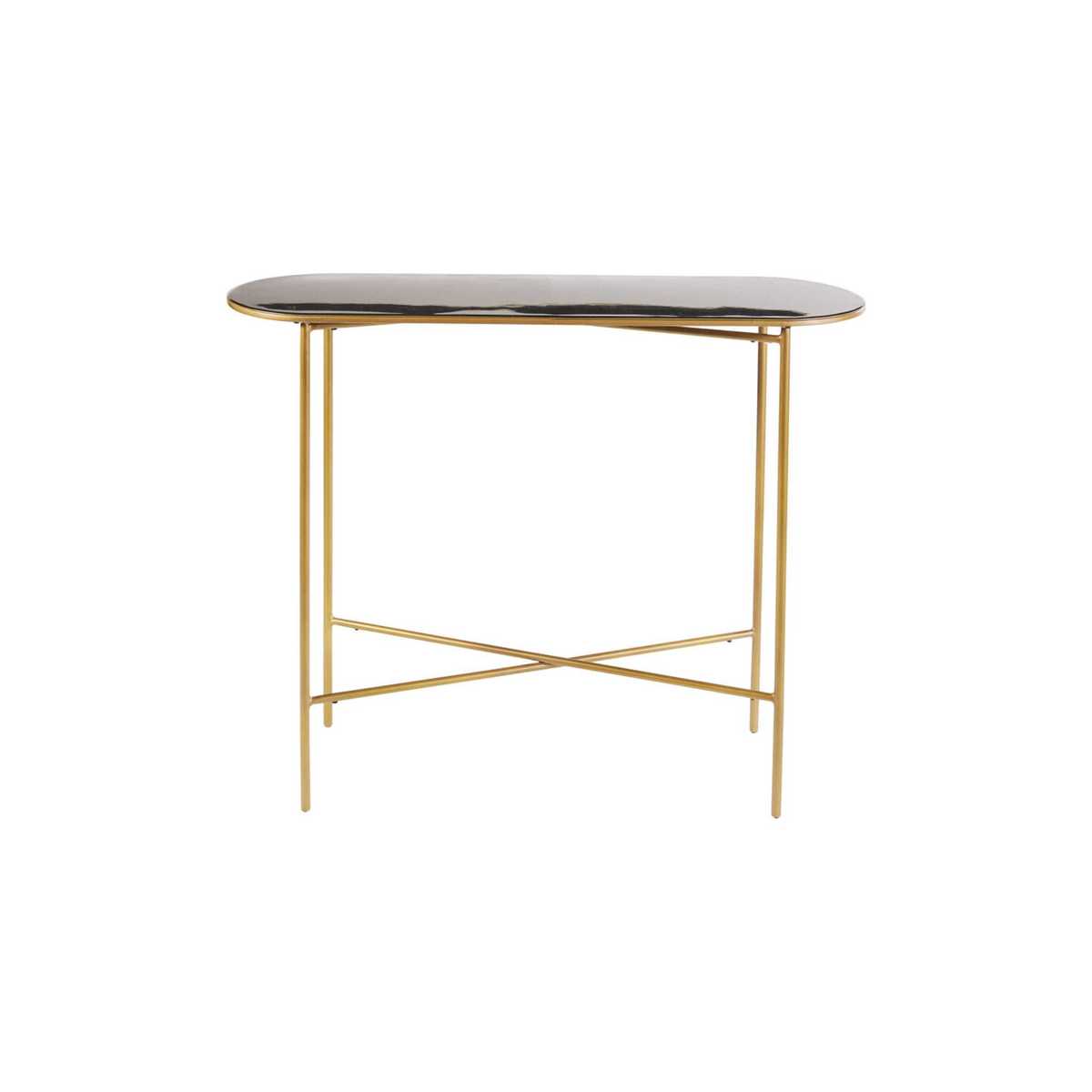 Black and Gold Metal Console Table Maddie – image 2