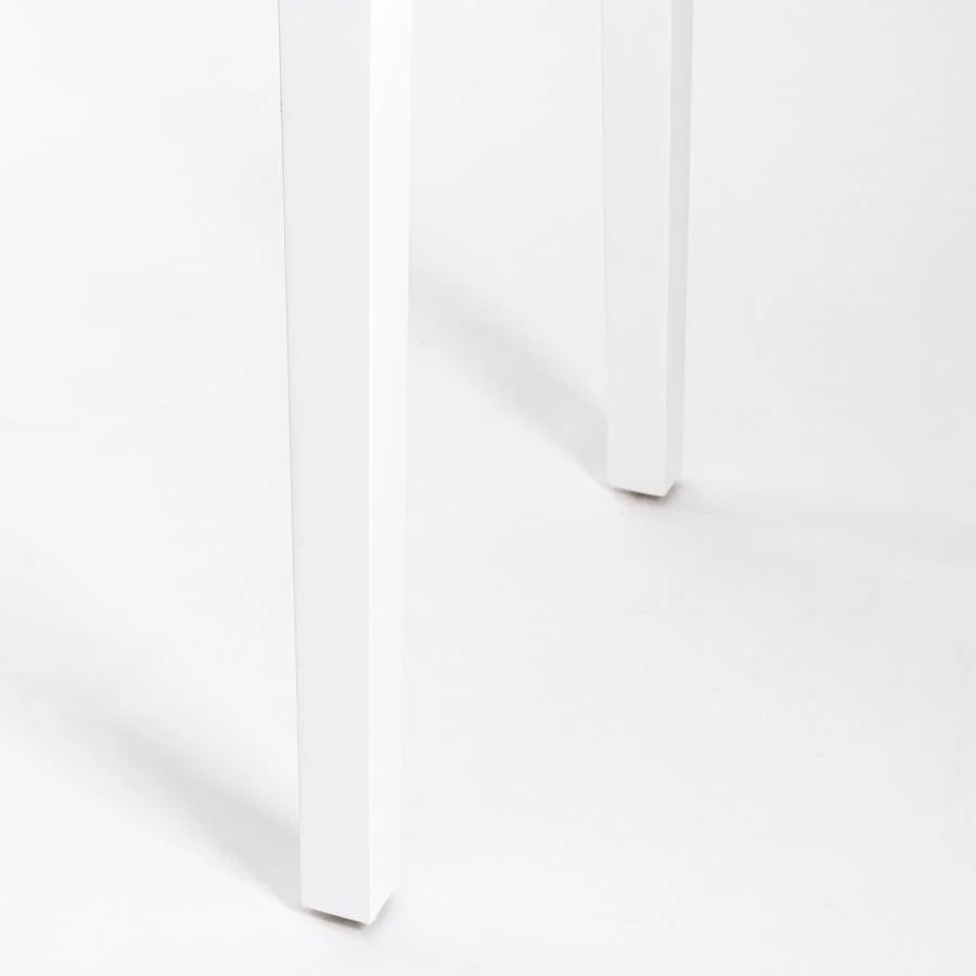 Heidi White Console Table Brass/Silver – image 7