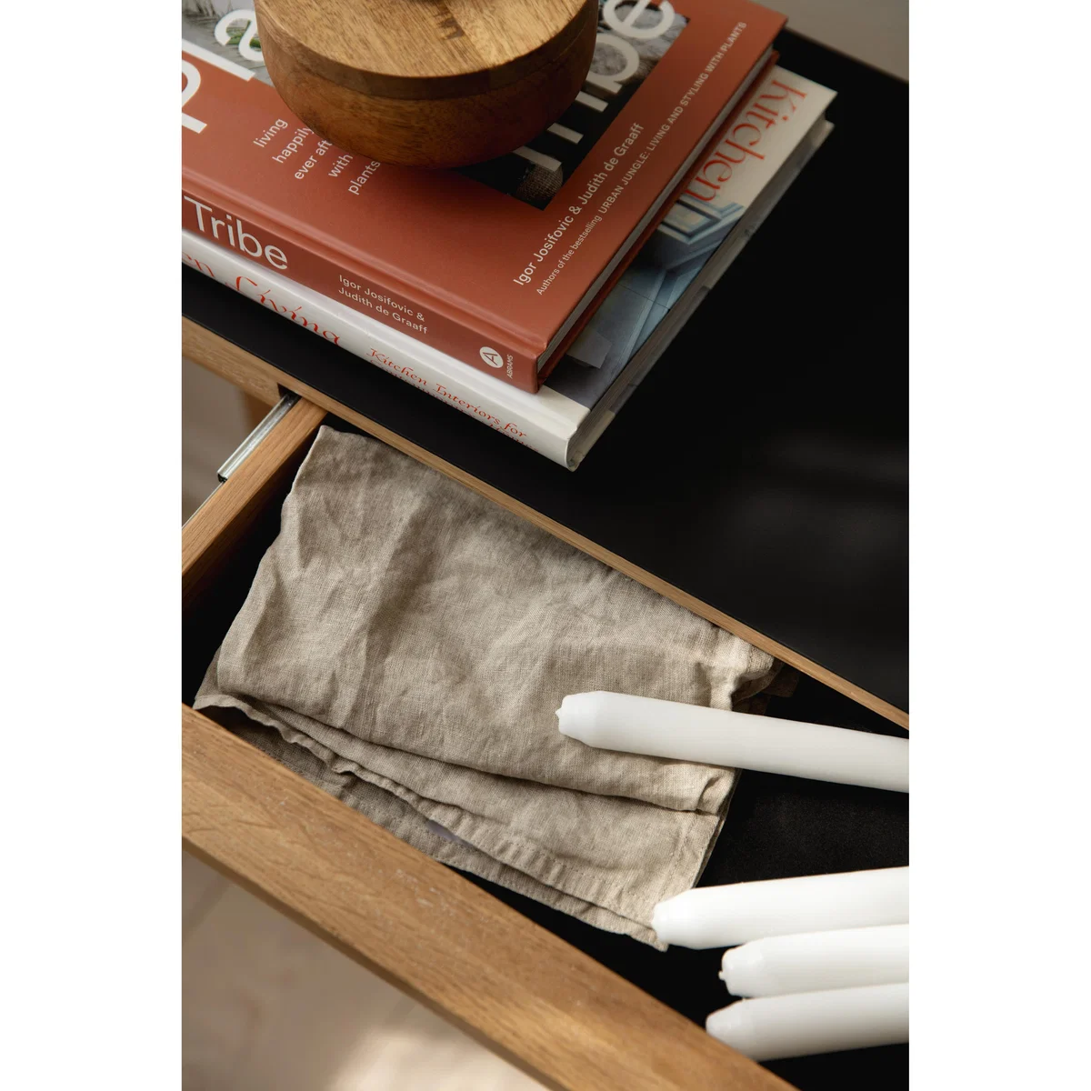 Umage Heart'n'Soul console table 120 cm Oak-obsidian black – image 4