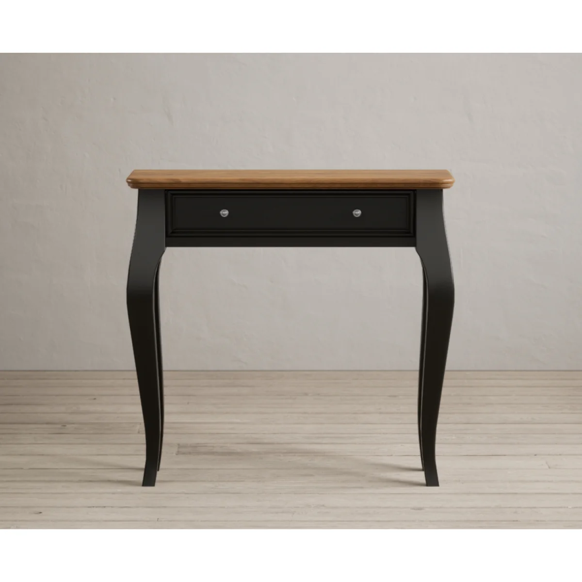 Chateau Noir Oak and Black Painted Console Table – image 5