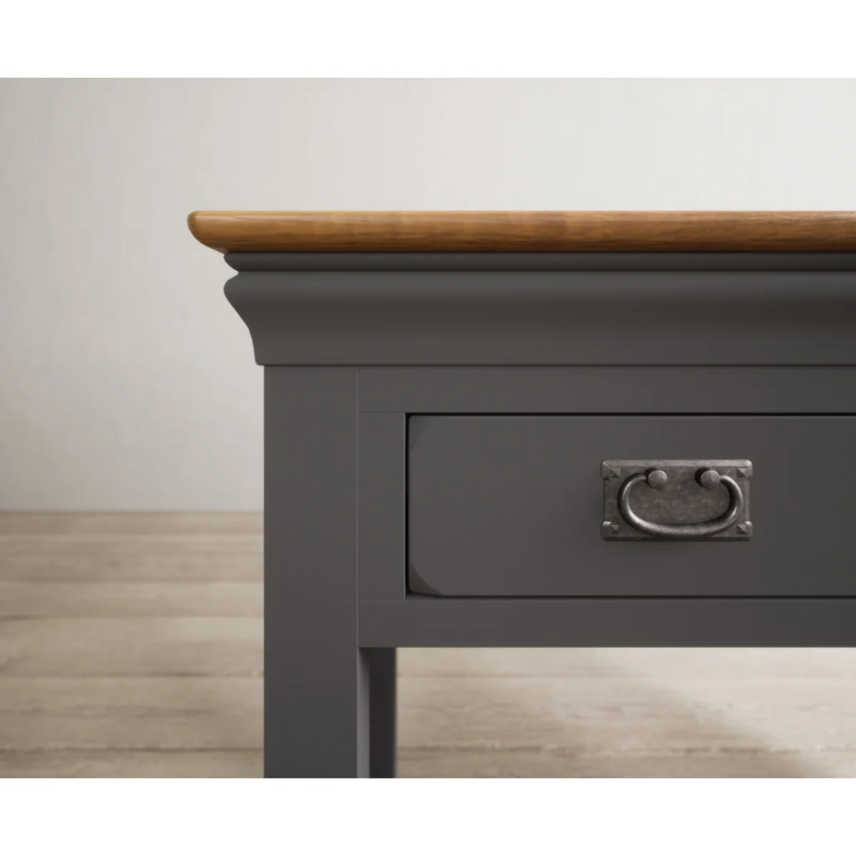 Charwood Oak and Charcoal Painted Console Table – image 5