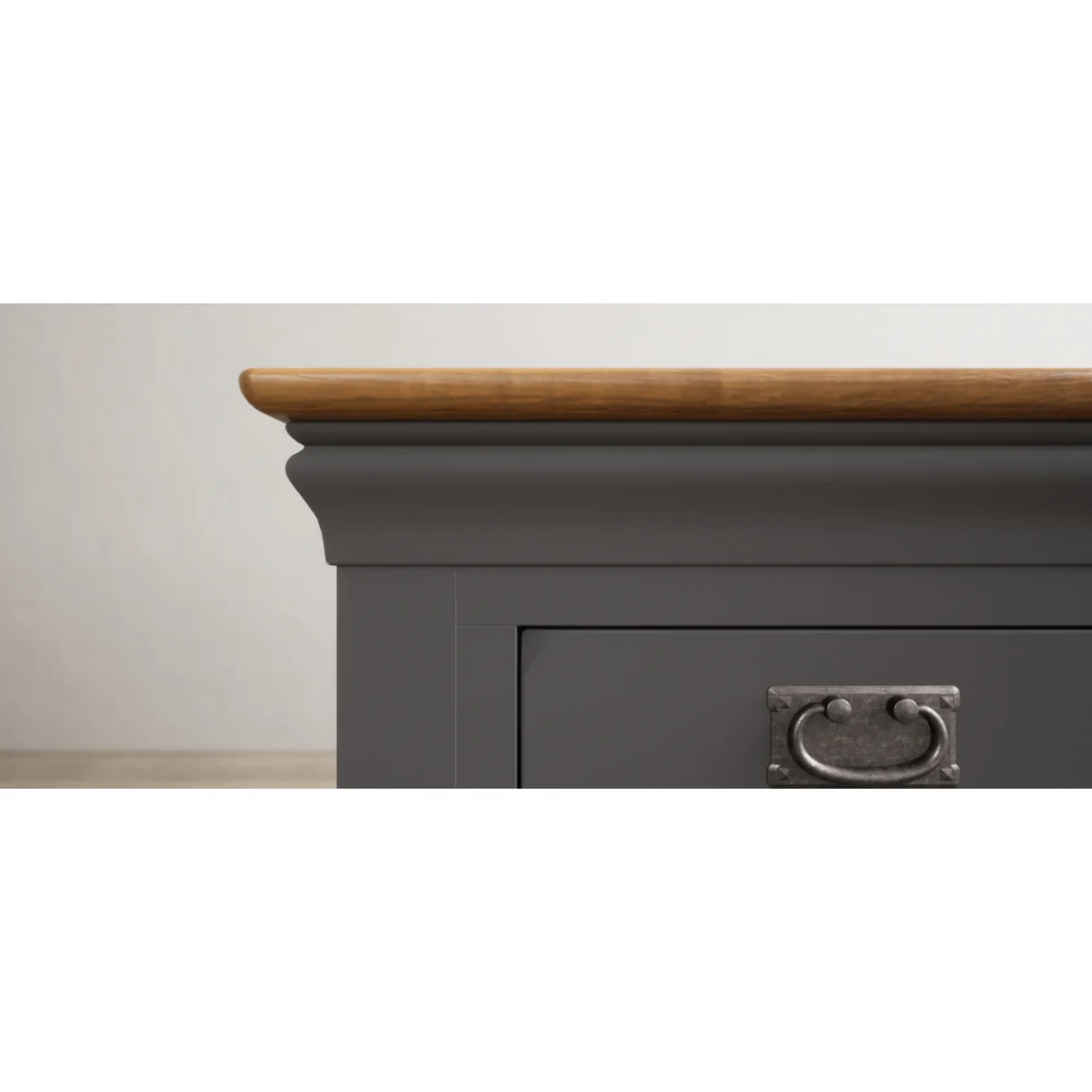 Charwood Oak and Charcoal Painted Console Table – image 7