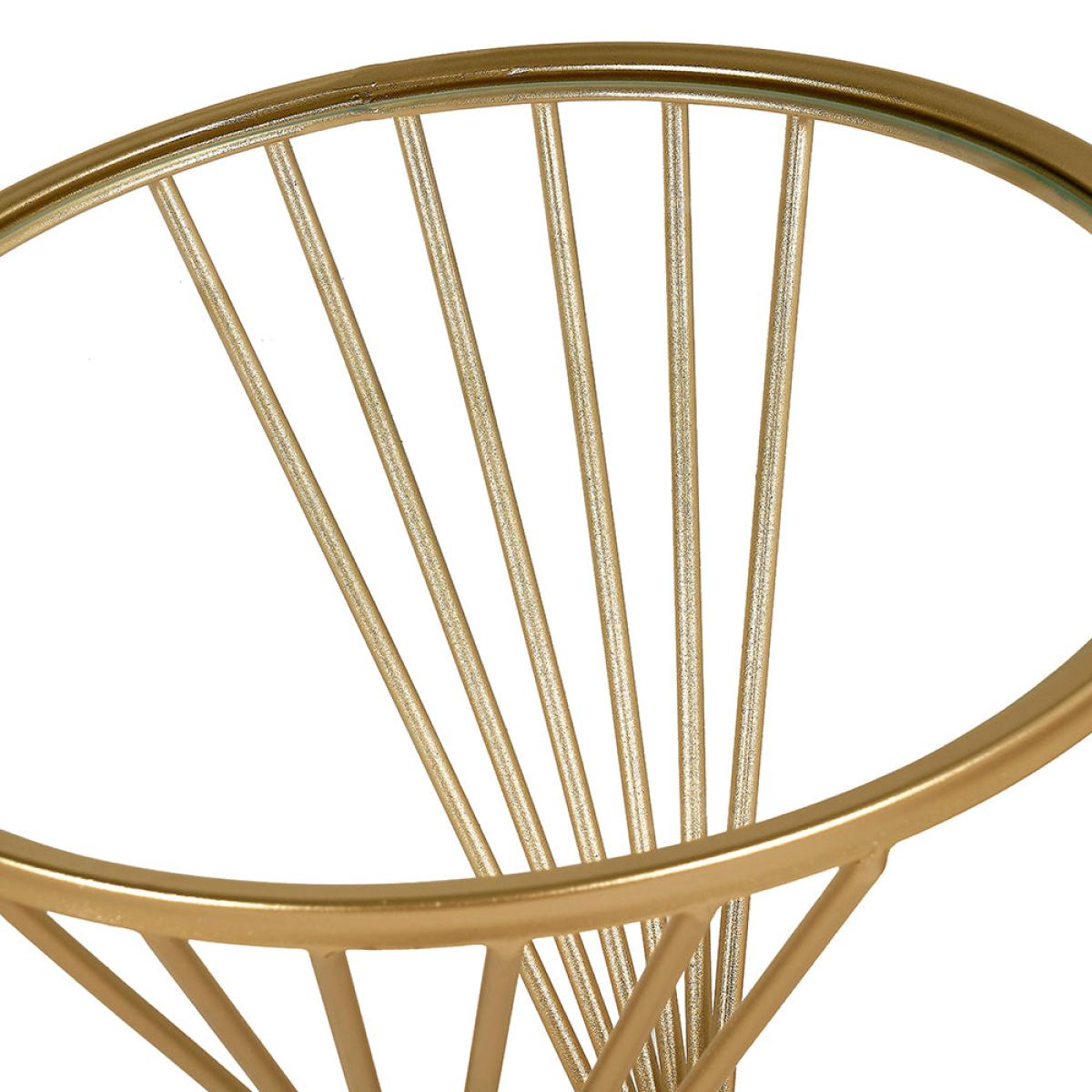 Olivia's Tiffany Large Table in Gold – image 5