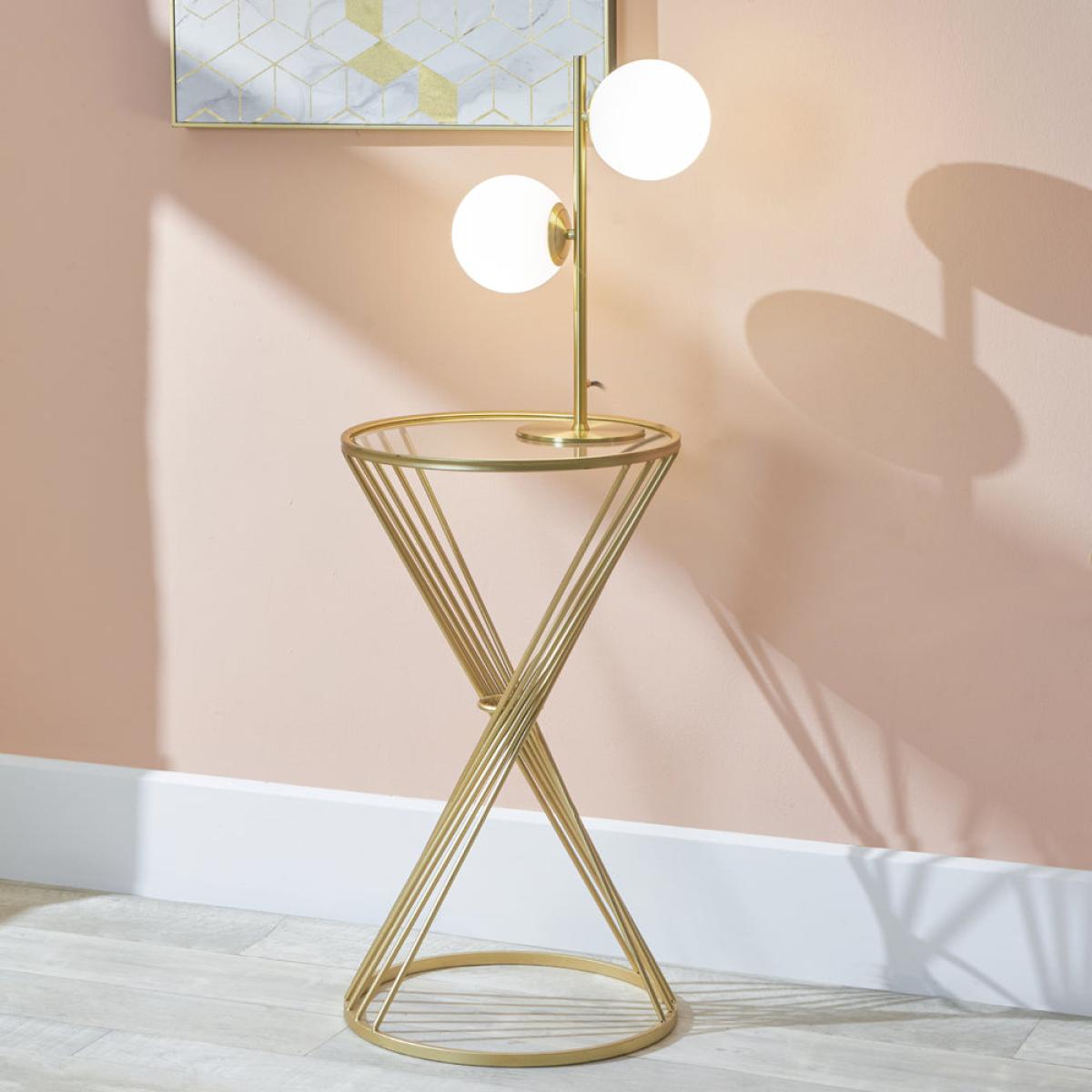 Olivia's Tiffany Large Table in Gold – image 6