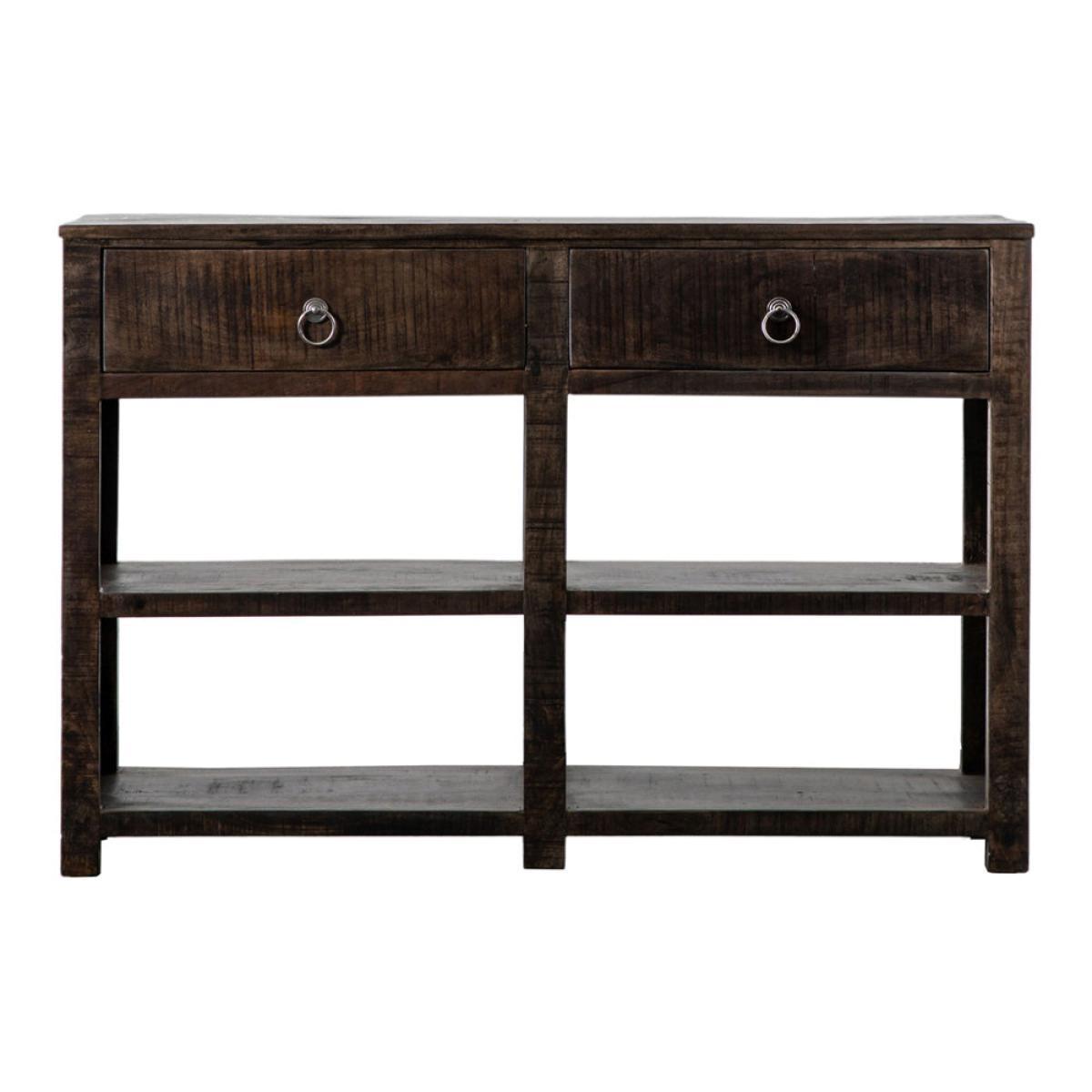 Gallery Interiors Nakato 2 Drawer Console Table Natural – image 2