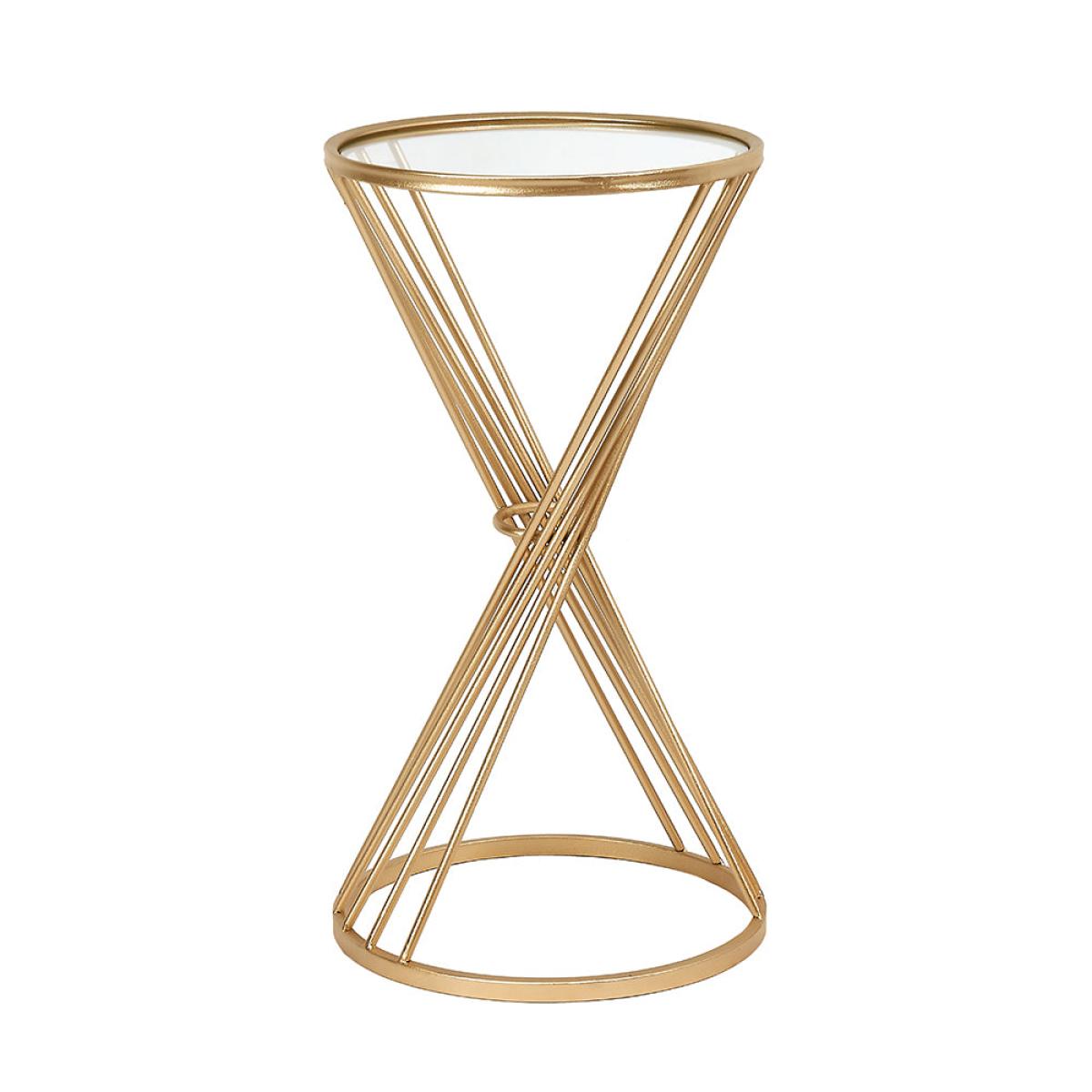 Olivia's Tiffany Small Table in Gold – image 2