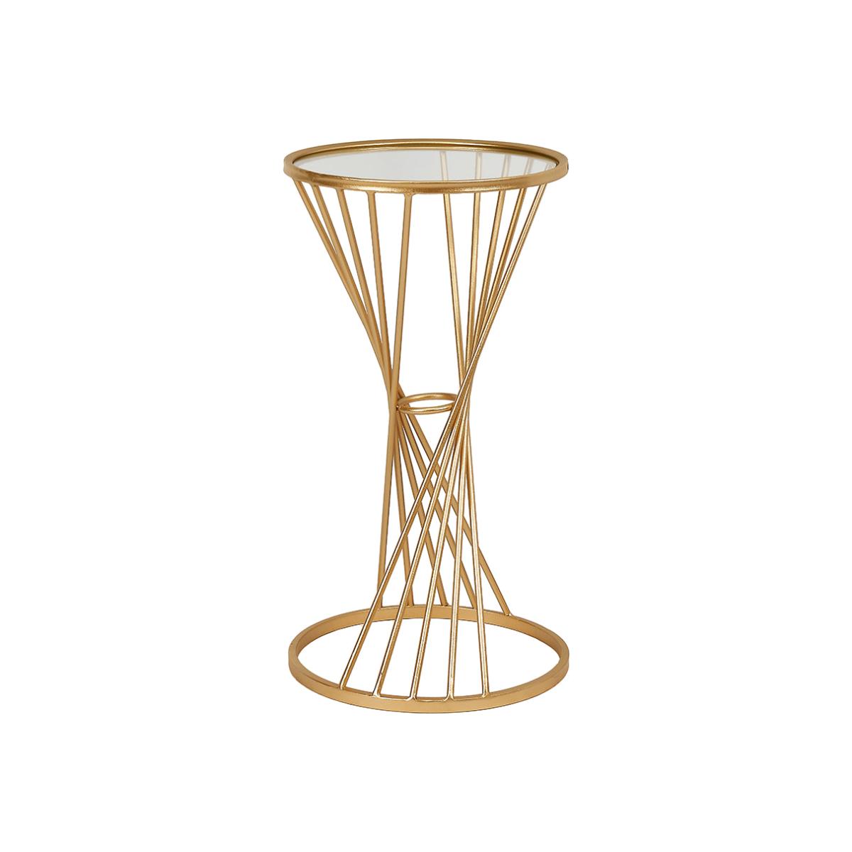 Olivia's Tiffany Small Table in Gold – image 1