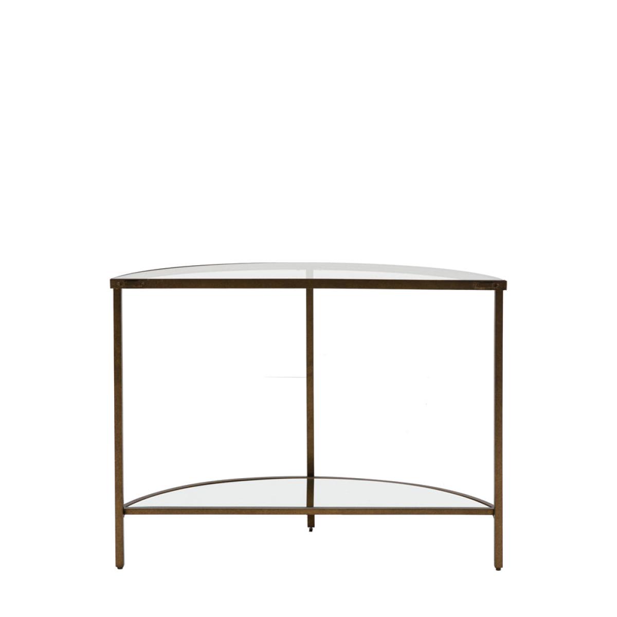 Gallery Interiors Hodson Console Table in Bronze – image 5