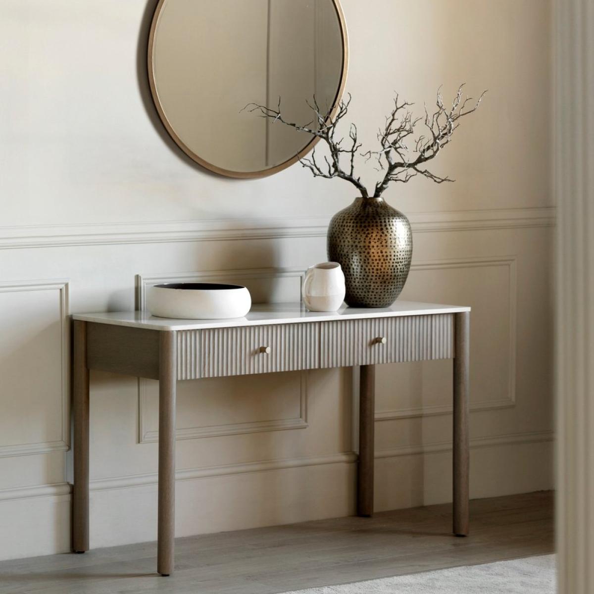 Gallery Interiors Grove 2 Drawer Console – image 2