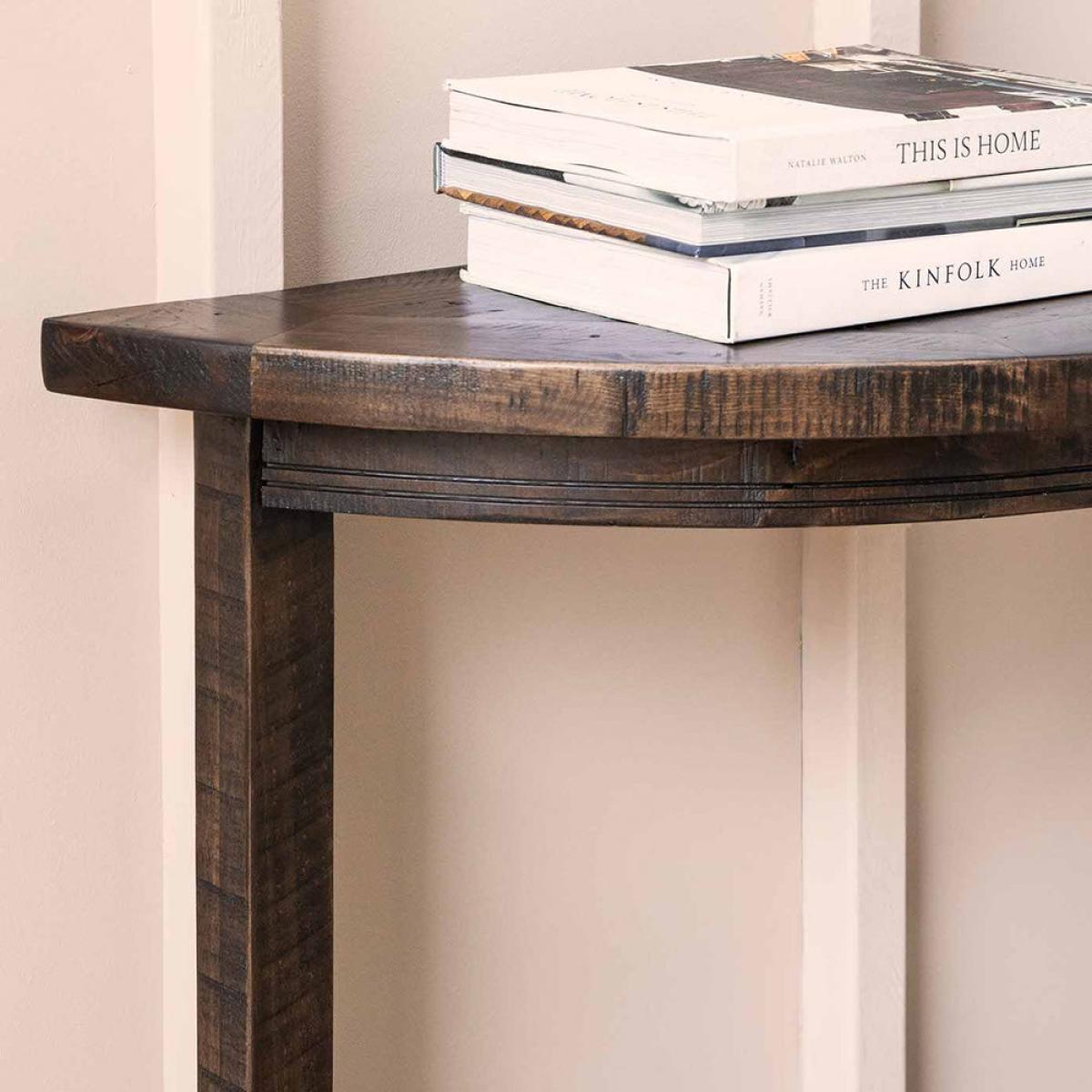 Garden Trading Oxhill Curved Console Table Antique Brown – image 6