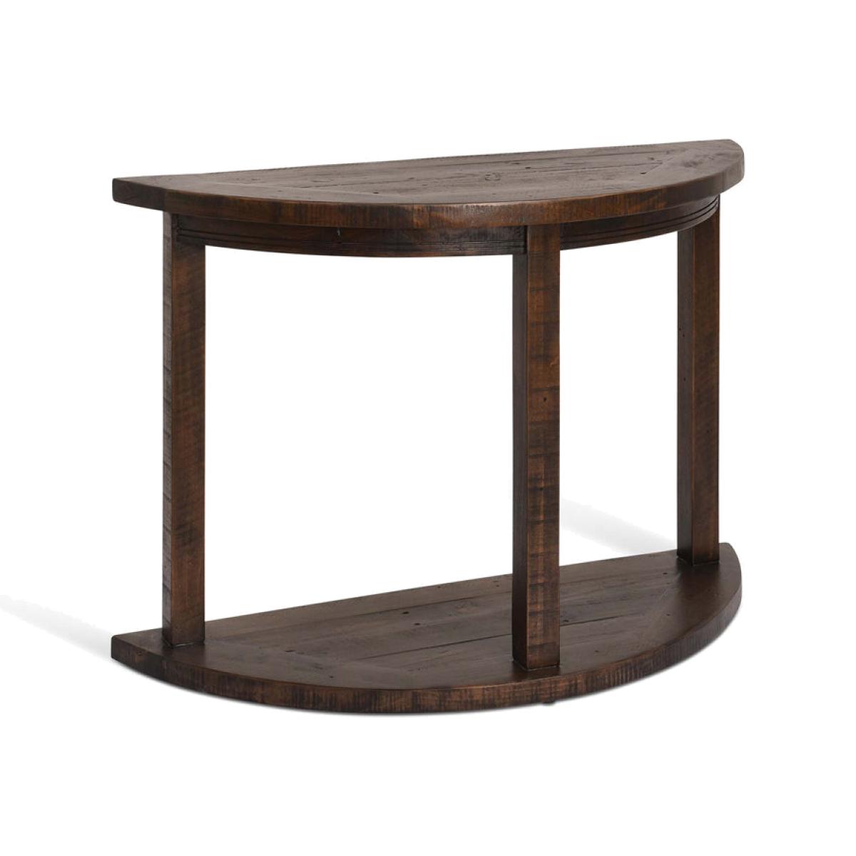 Garden Trading Oxhill Curved Console Table Antique Brown – image 1