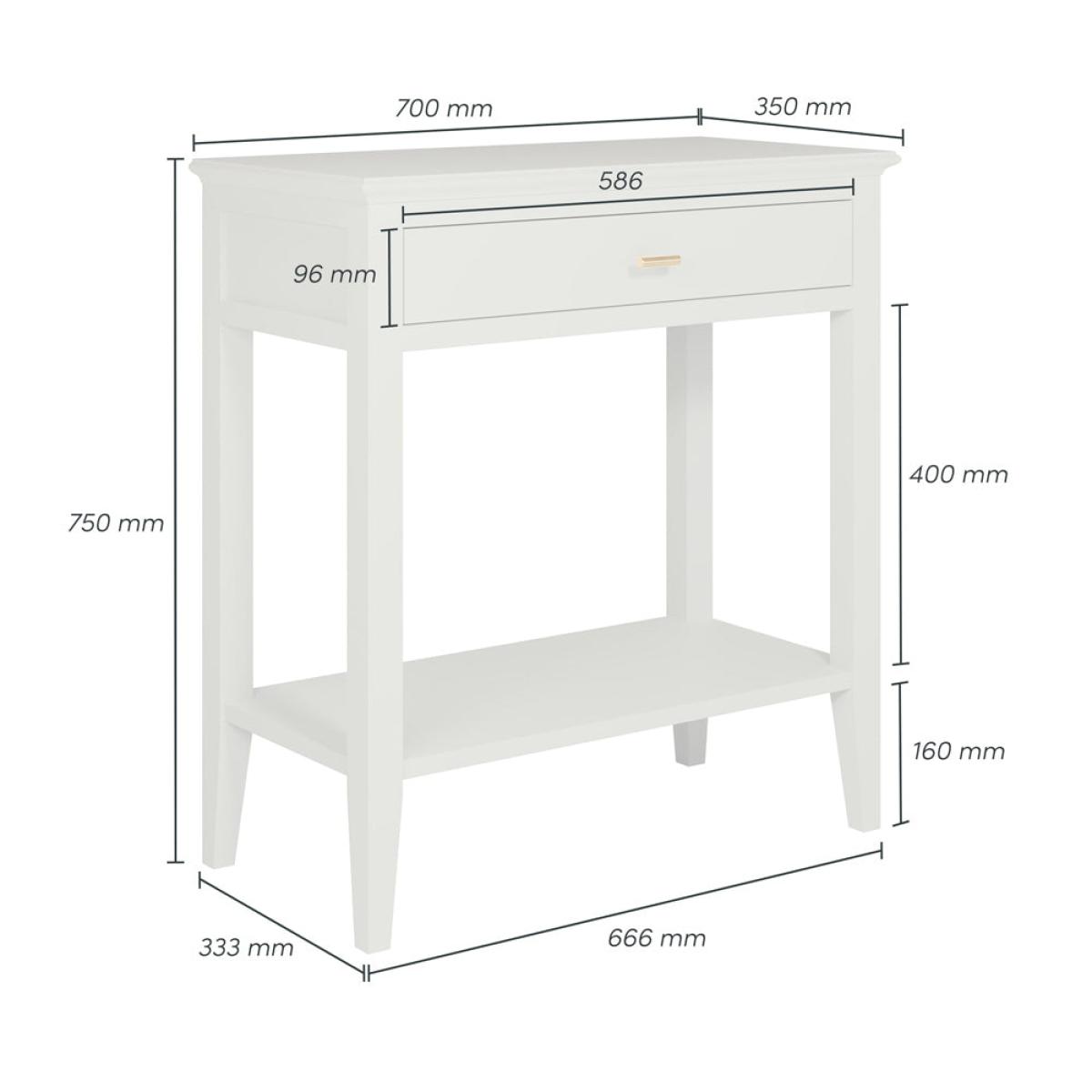DI Designs Chilworth Console Table - Grey – image 4