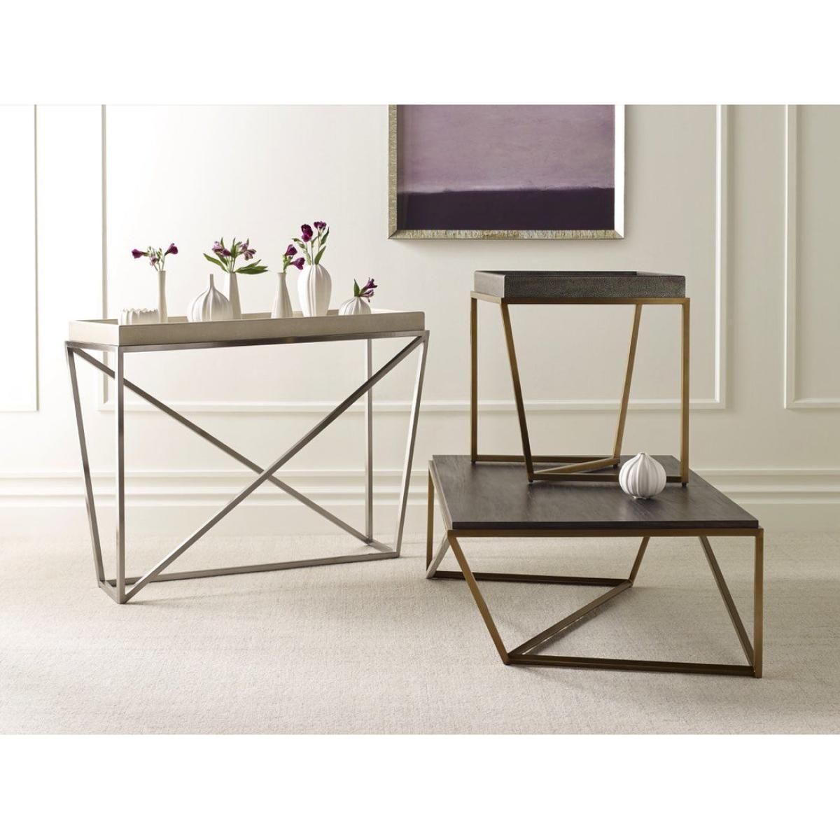 TA Studio Tray Console Table Crazy X in Overcast – image 3