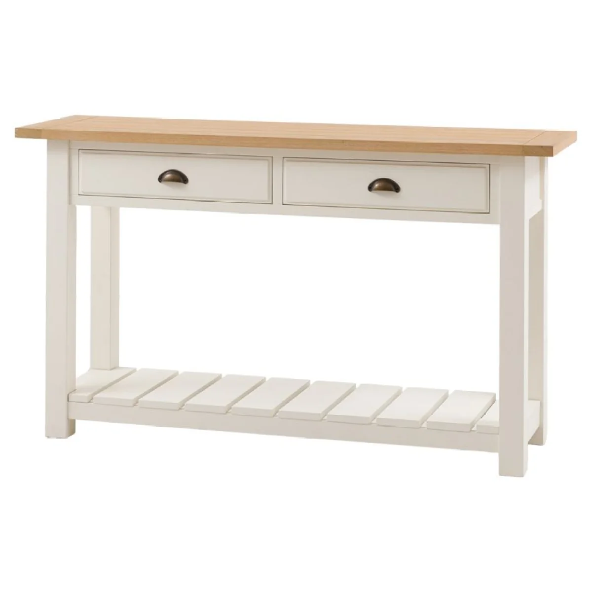 Harvest Console Table in White – image 3