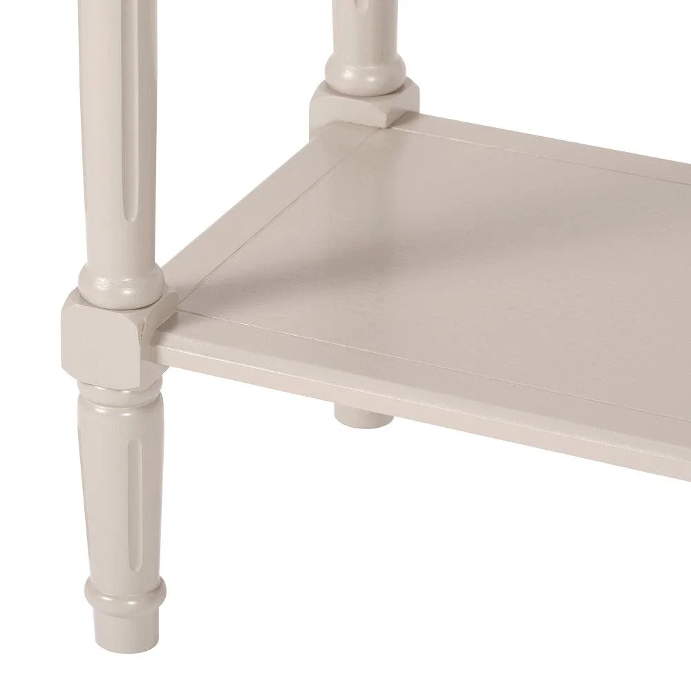 Heritage Putty Wood Console Table – image 8