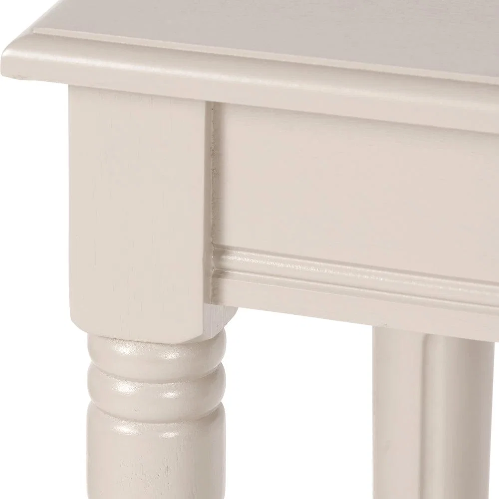 Heritage Putty Wood Console Table – image 9