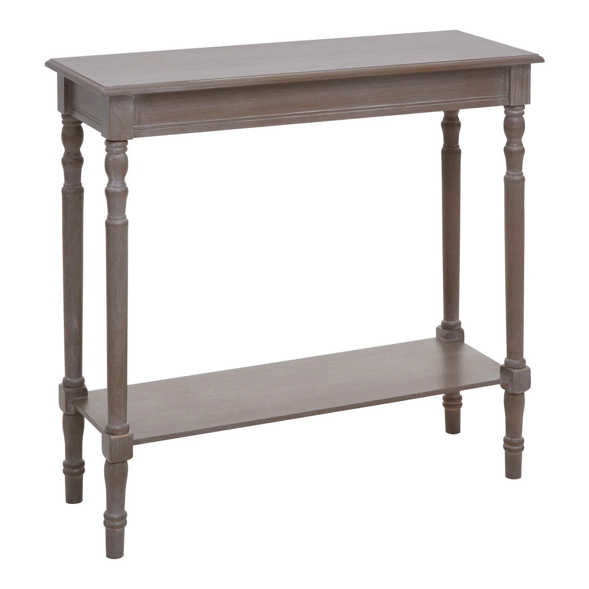 Heritage Natural Wash Wooden Console Table with Lower Shelf – image 3