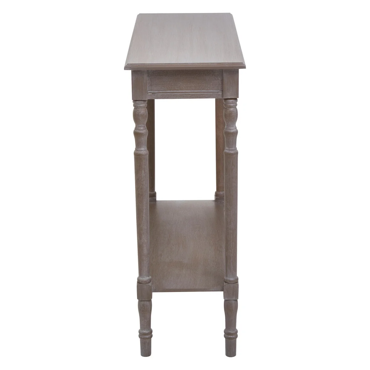 Heritage Natural Wash Wooden Console Table with Lower Shelf – image 4