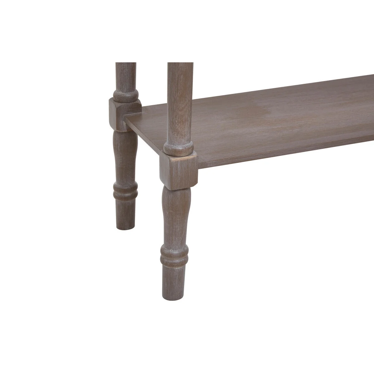 Heritage Natural Wash Wooden Console Table with Lower Shelf – image 6
