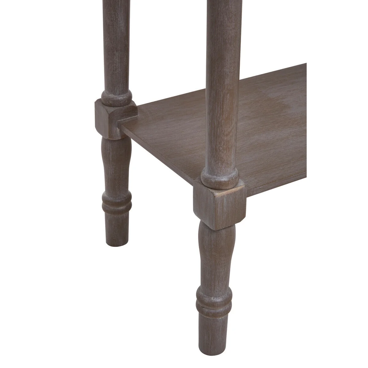 Heritage Natural Wash Wooden Console Table with Lower Shelf – image 7