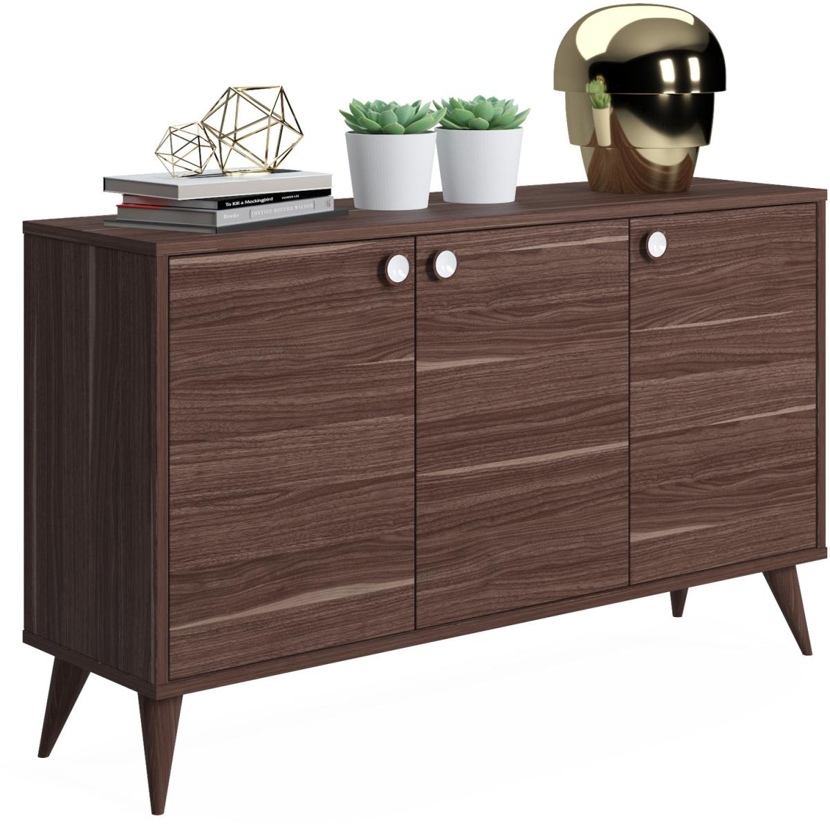 Vega 3 Doors Cabinet Console - Ruumstore - Victoria Walnut – image 3