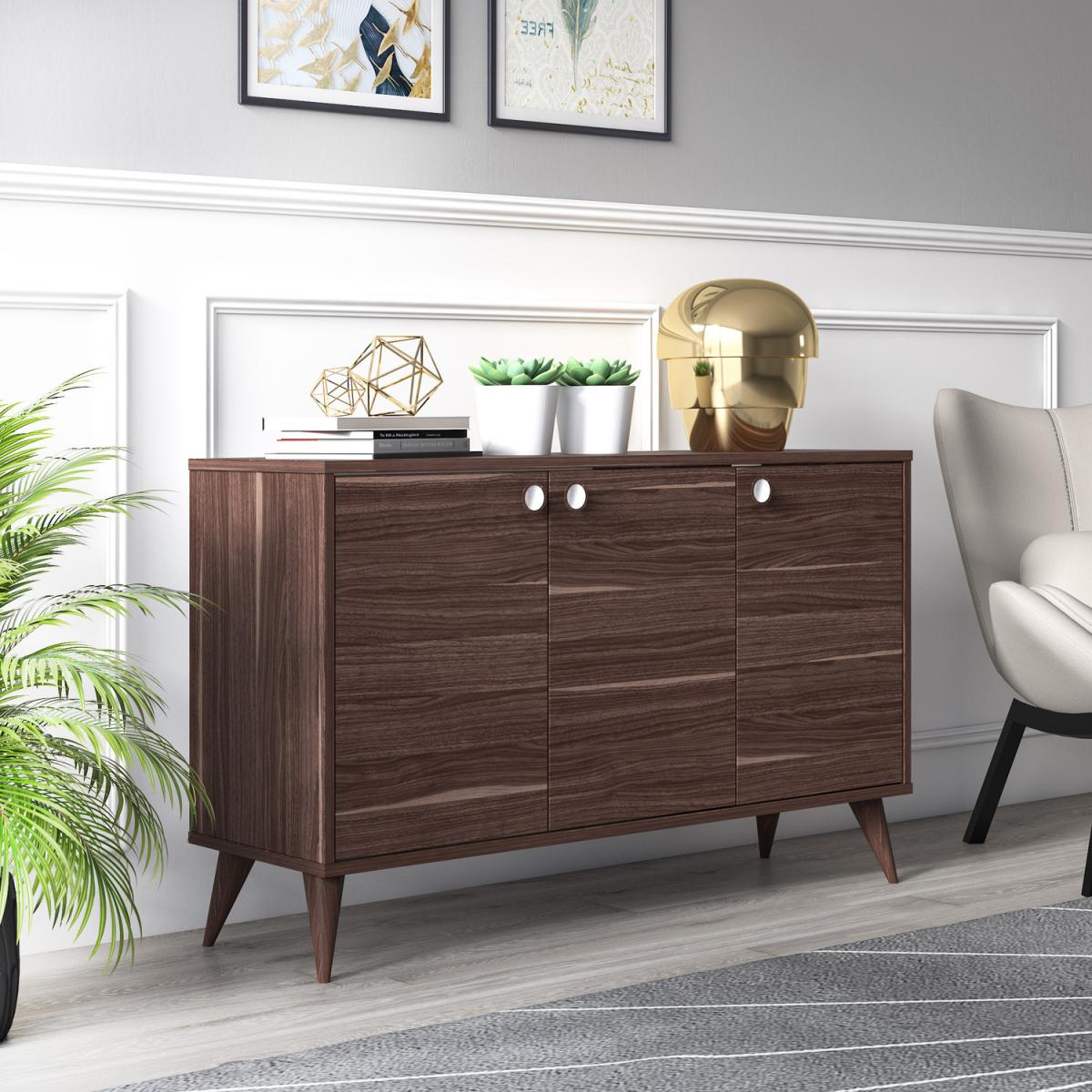 Vega 3 Doors Cabinet Console - Ruumstore - Victoria Walnut – image 7