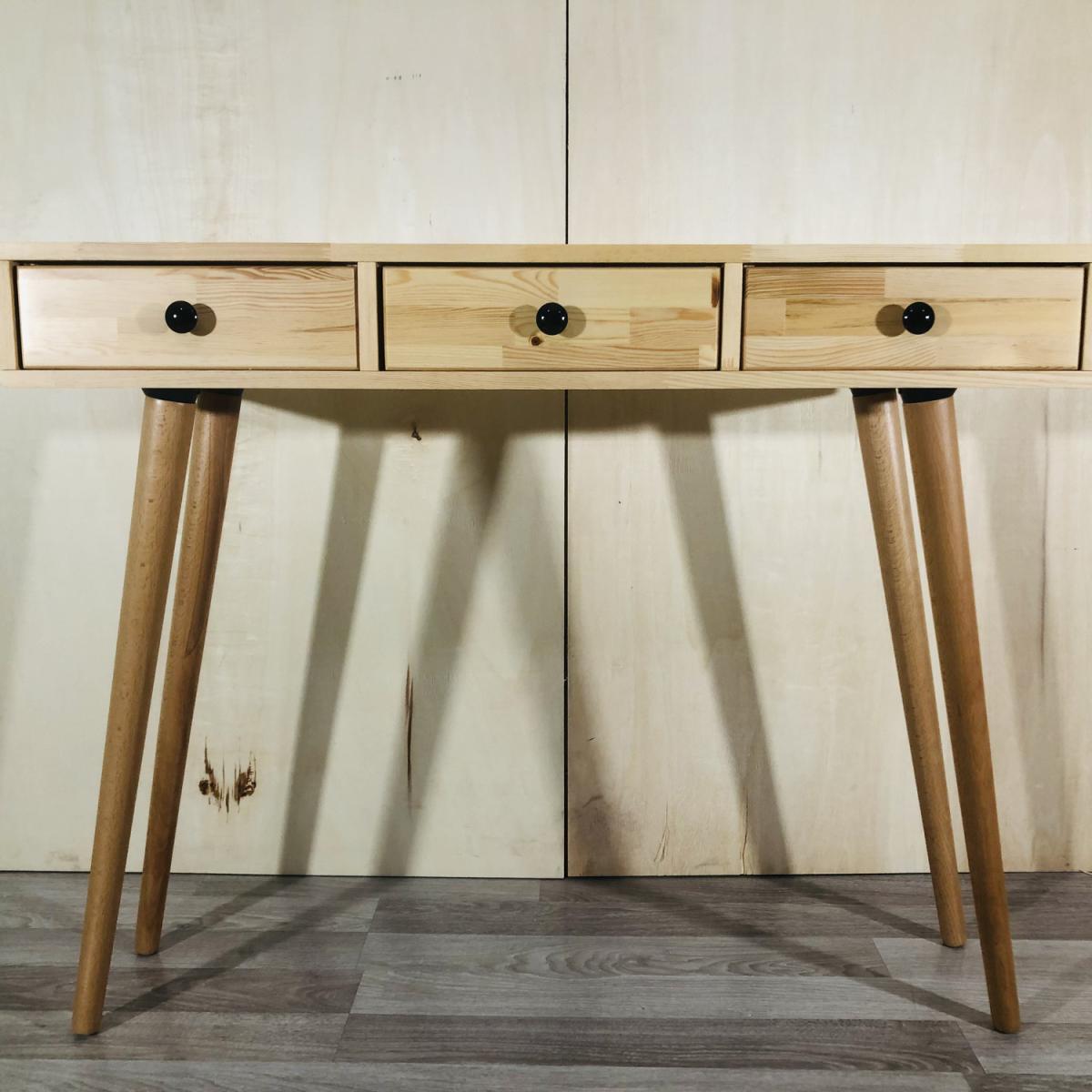 Aurelia Solid Wood Dresser Console Table - Natural – image 3