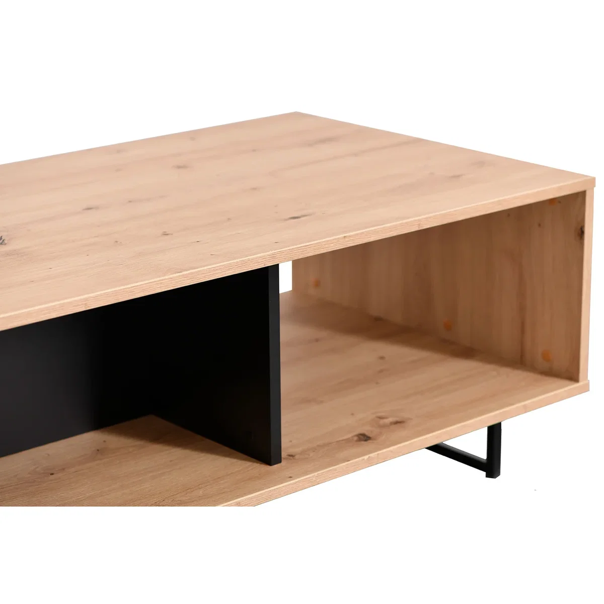 SARDINIA Club table, Artisan Oak/Black - Cashmere – image 8