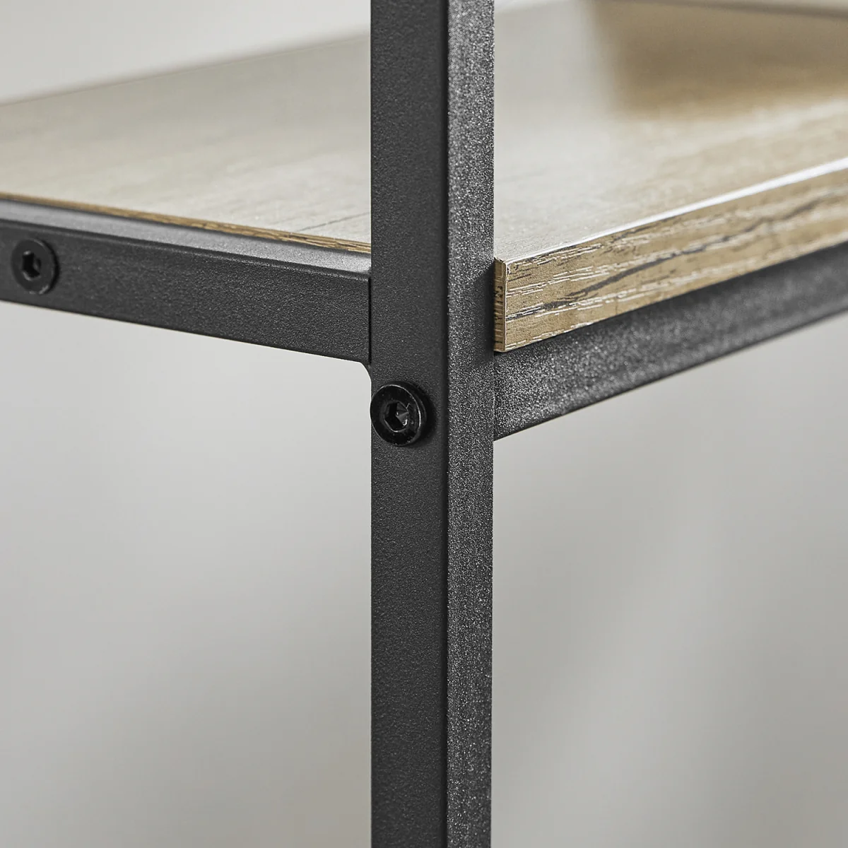 3-Tier Console Table with Shelf - Light Oak - Light Oak – image 5