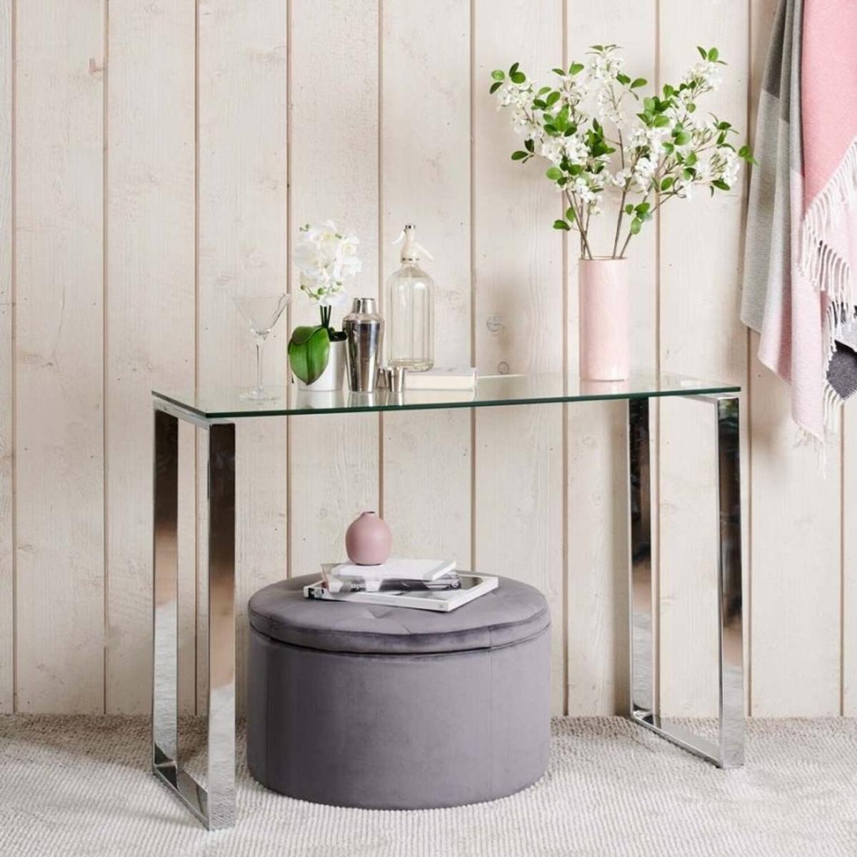 Catie Console Table - Silver – image 2