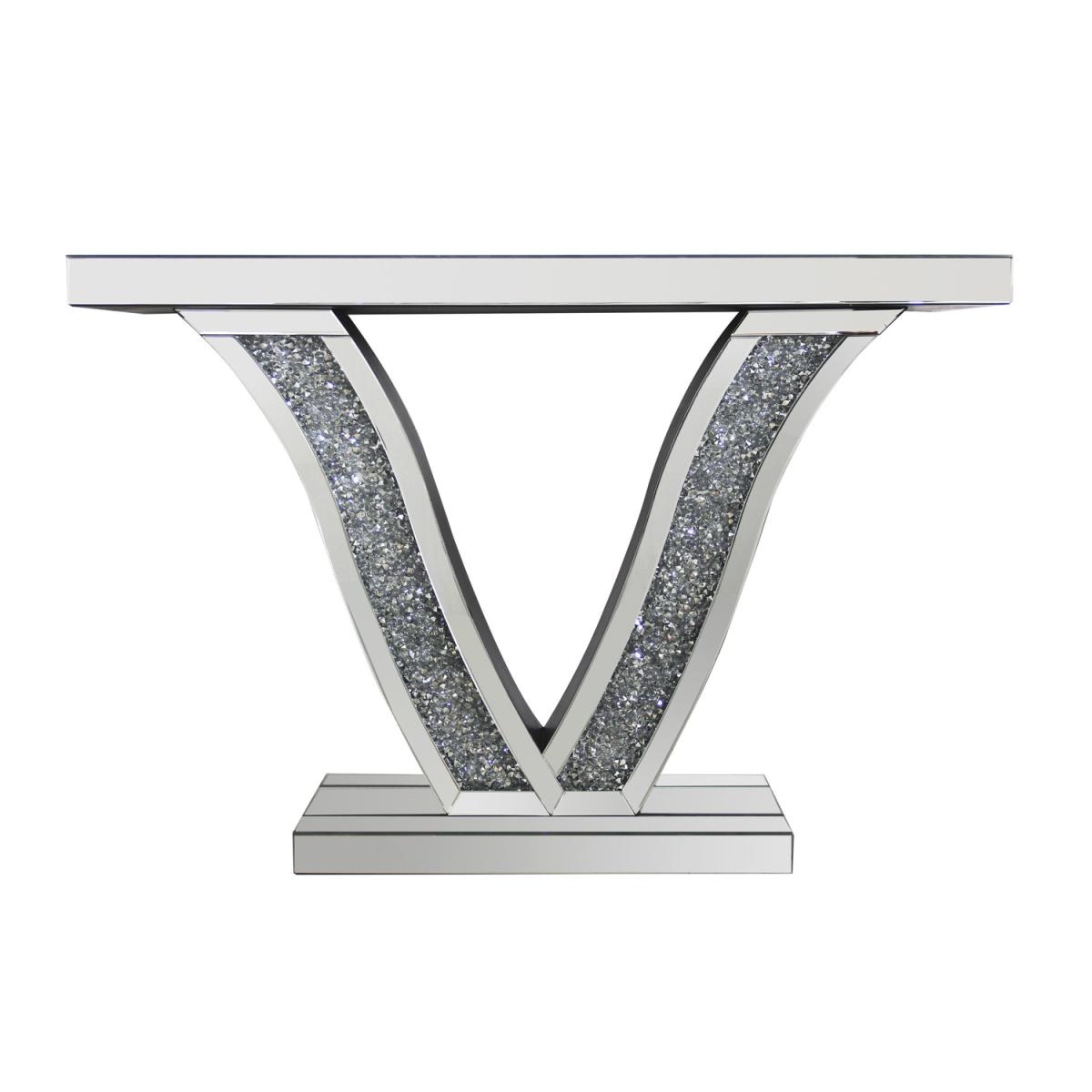 Aurora Crystal Mirrored Console Table – image 2