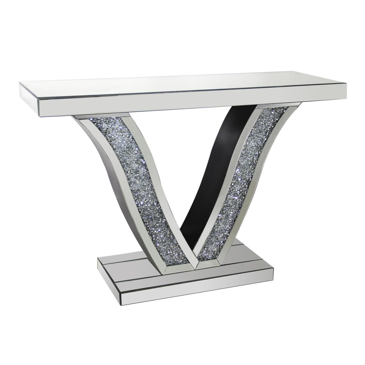 Aurora Crystal Mirrored Console Table – image 3