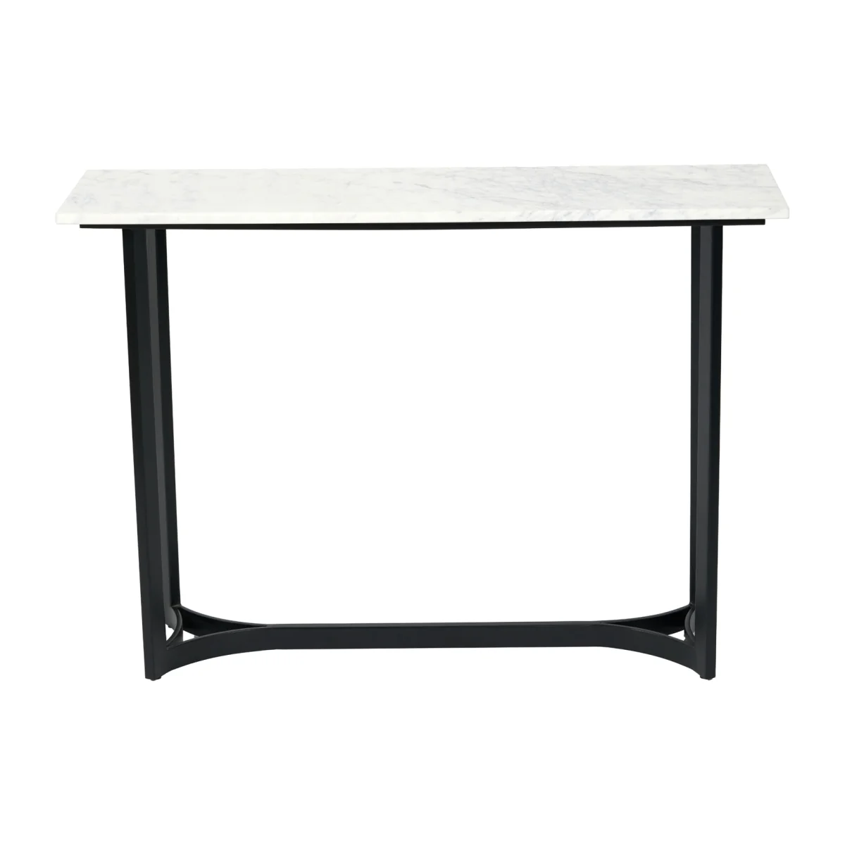 Hendrick Marble Console Table - White and black – image 1