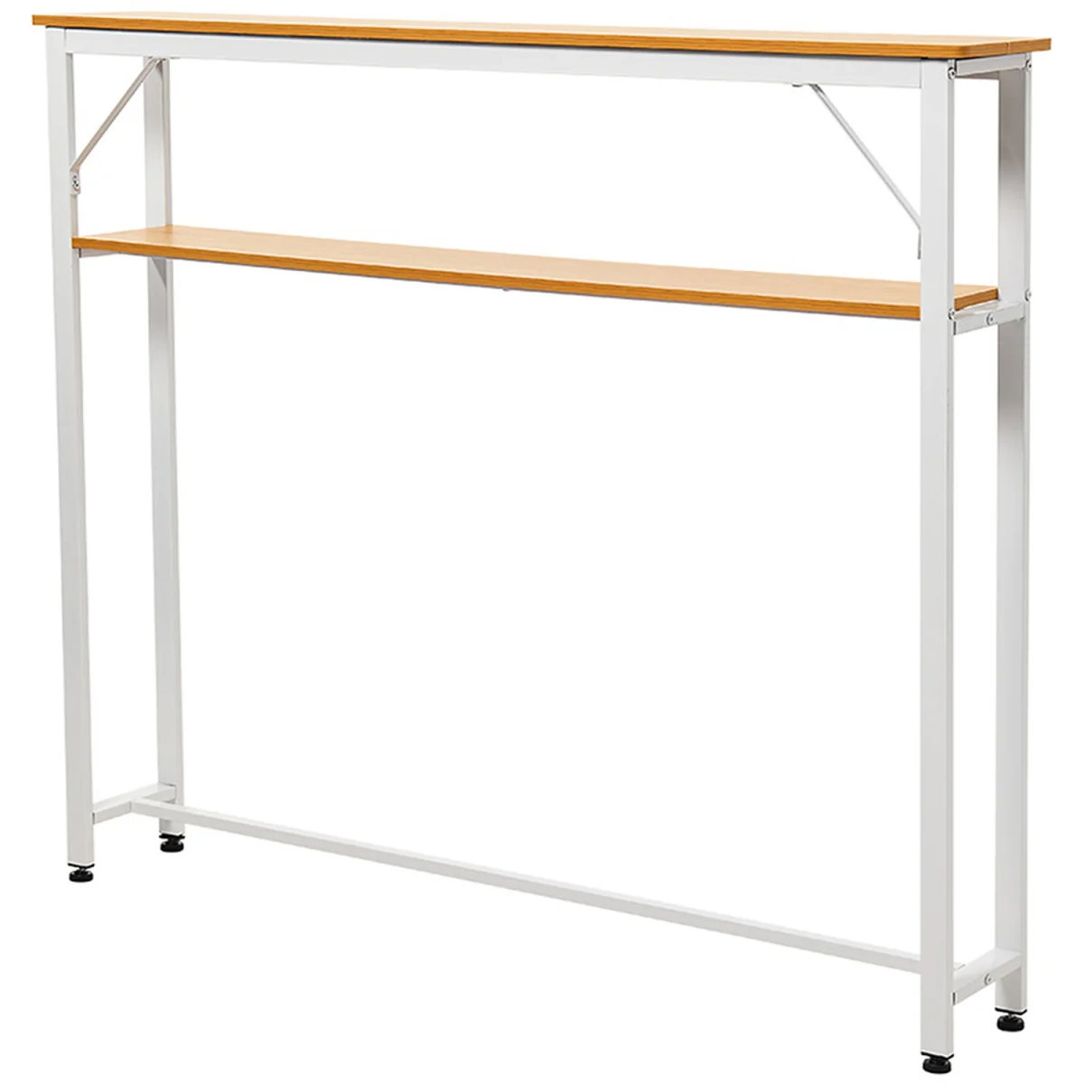 2-Tier Narrow Console Table - Oak – image 4